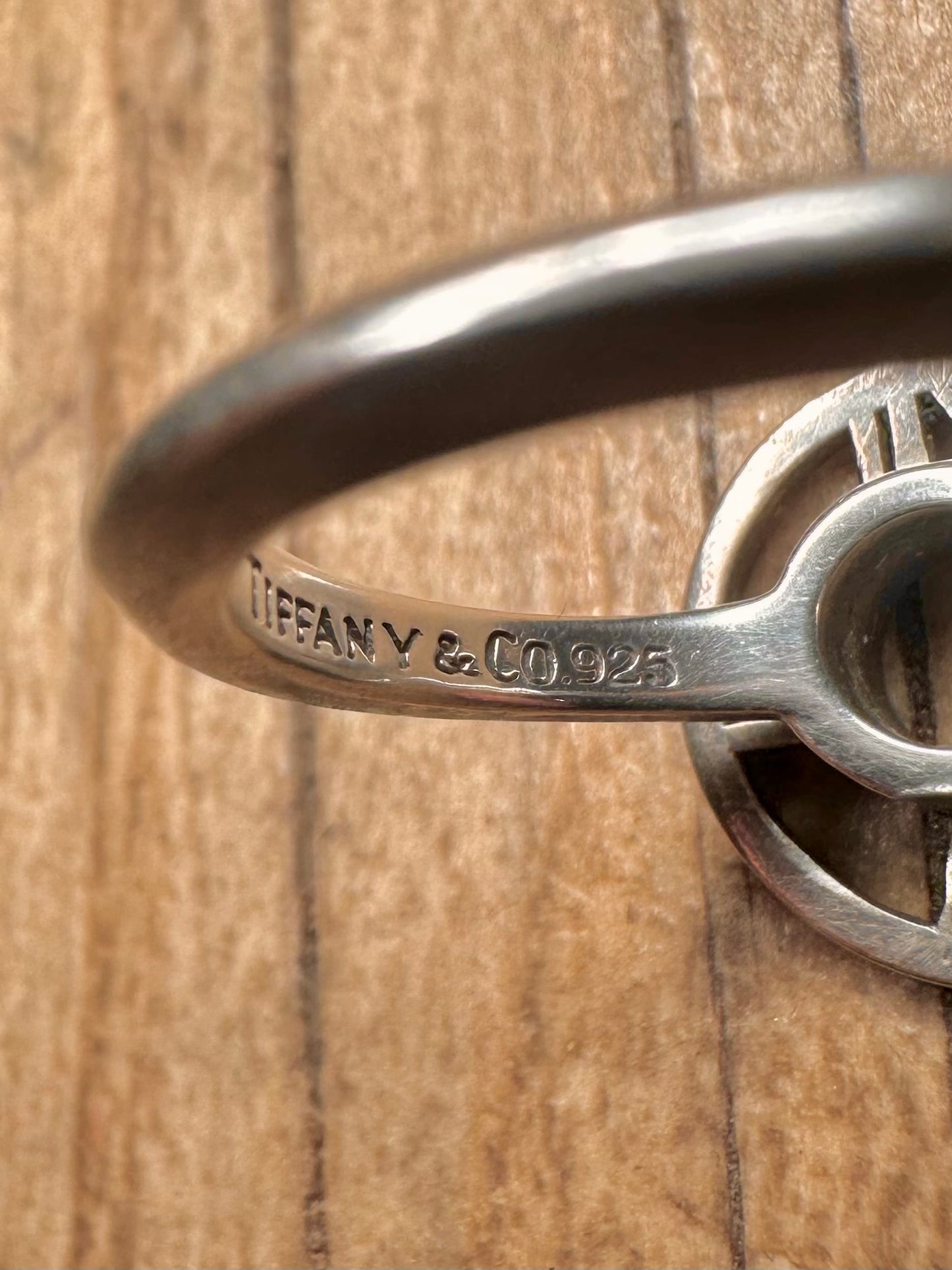 Tiffany & Co Atlas 2003 925 Sterling Silver Size L1/2 Ring