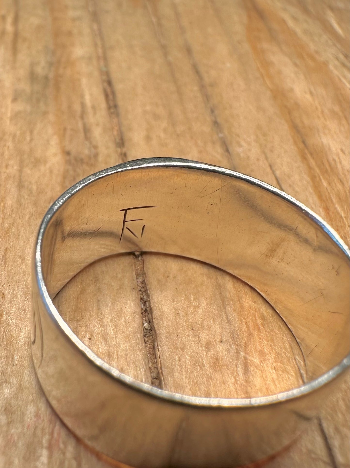 Vintage First Nations Gold Eagle 925 Sterling Silver Size Q Ring
