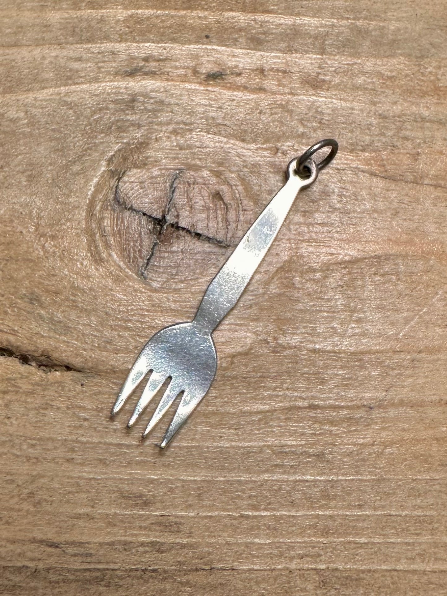 Vintage Fork 925 Silver Pendant