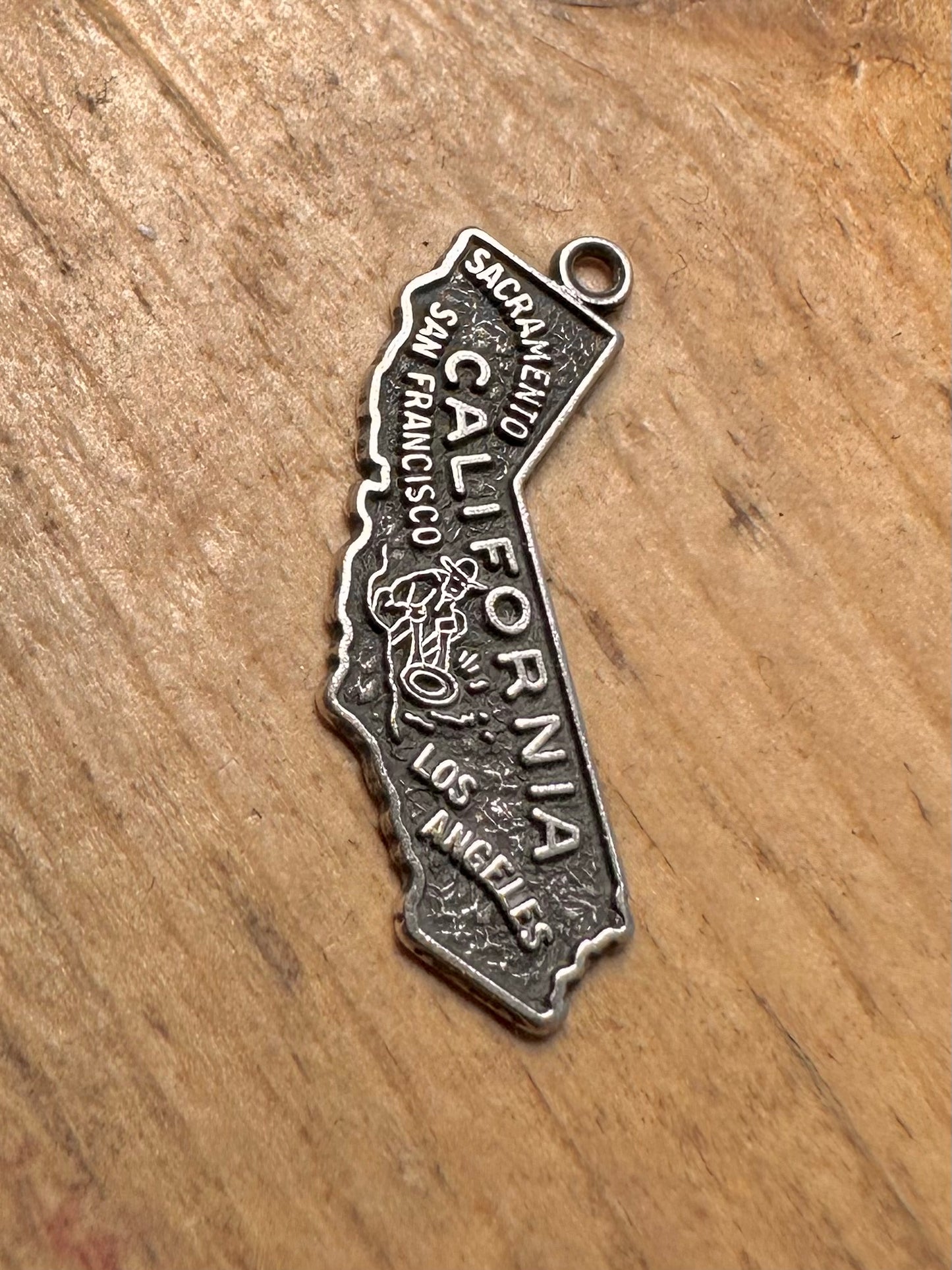 Vintage California 925 Silver Charm Pendant