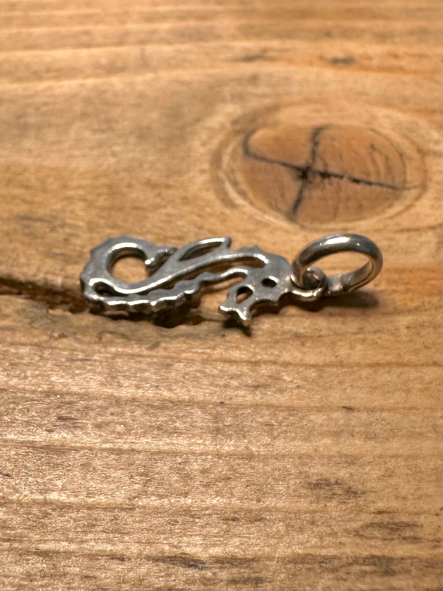 Vintage Dragon 925 Silver Pendant