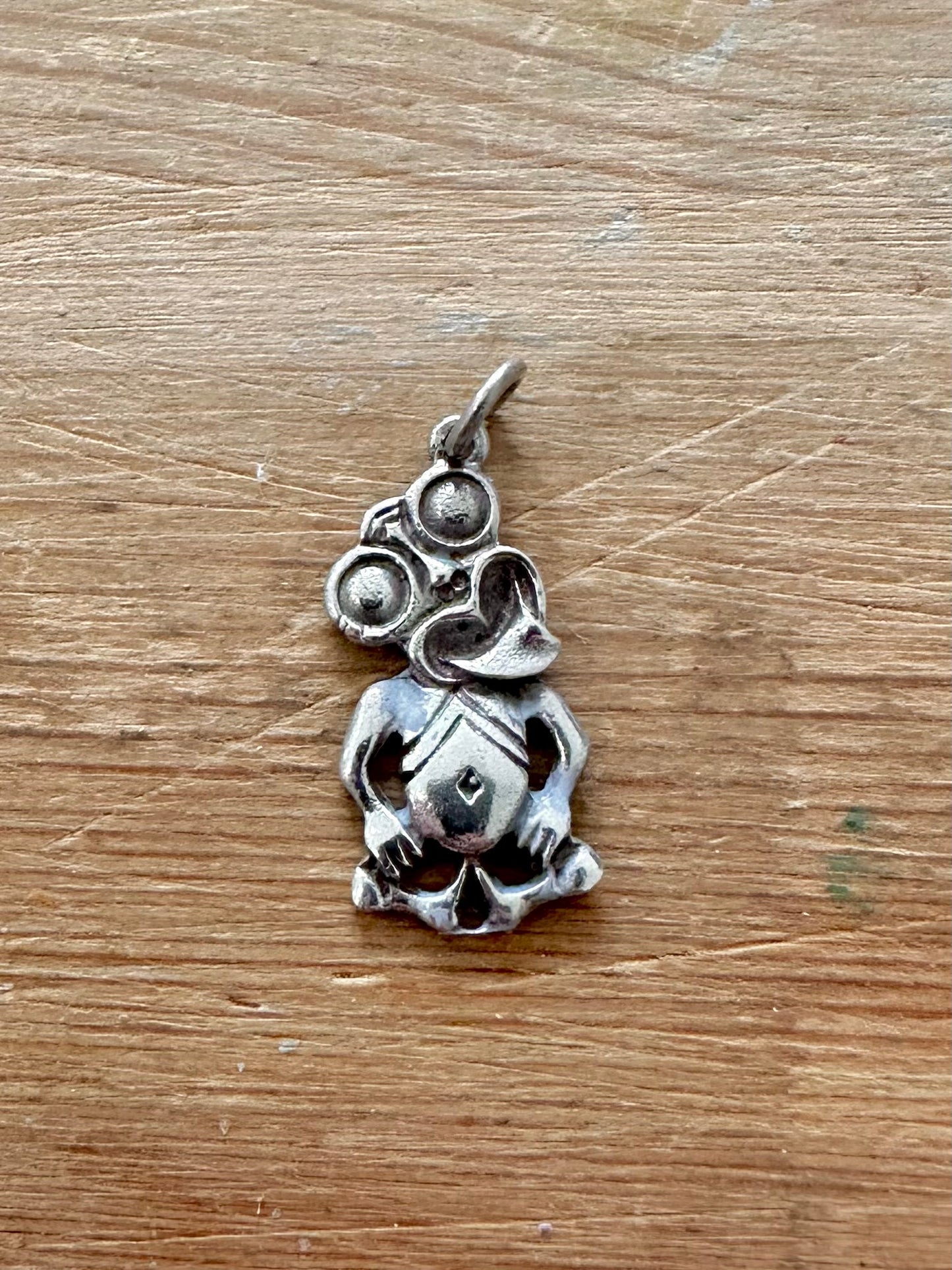 Vintage Māori Tiki Figure 925 Silver Pendant