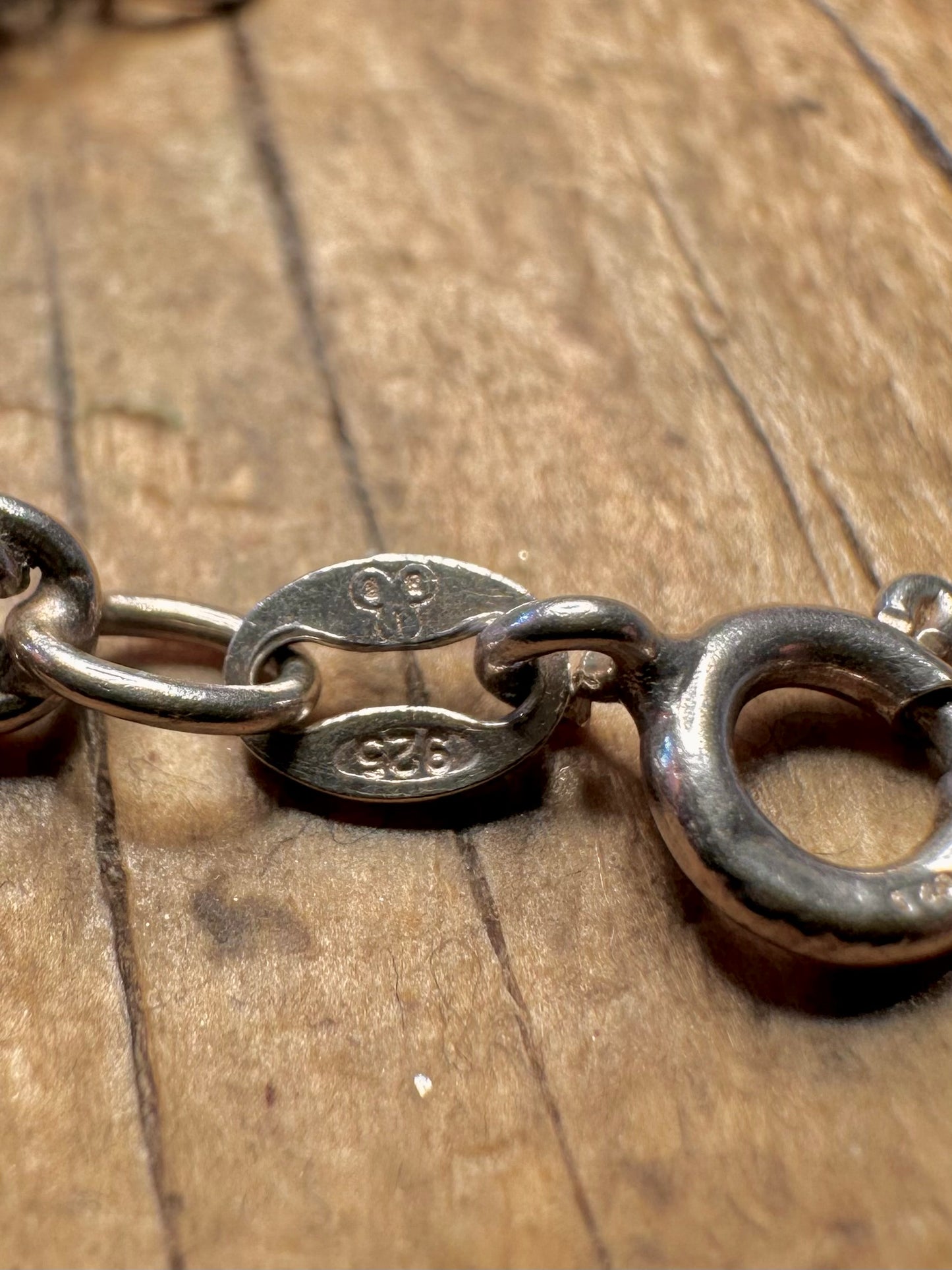 Rope Chain 925 Sterling Silver 7.5 inch Bracelet