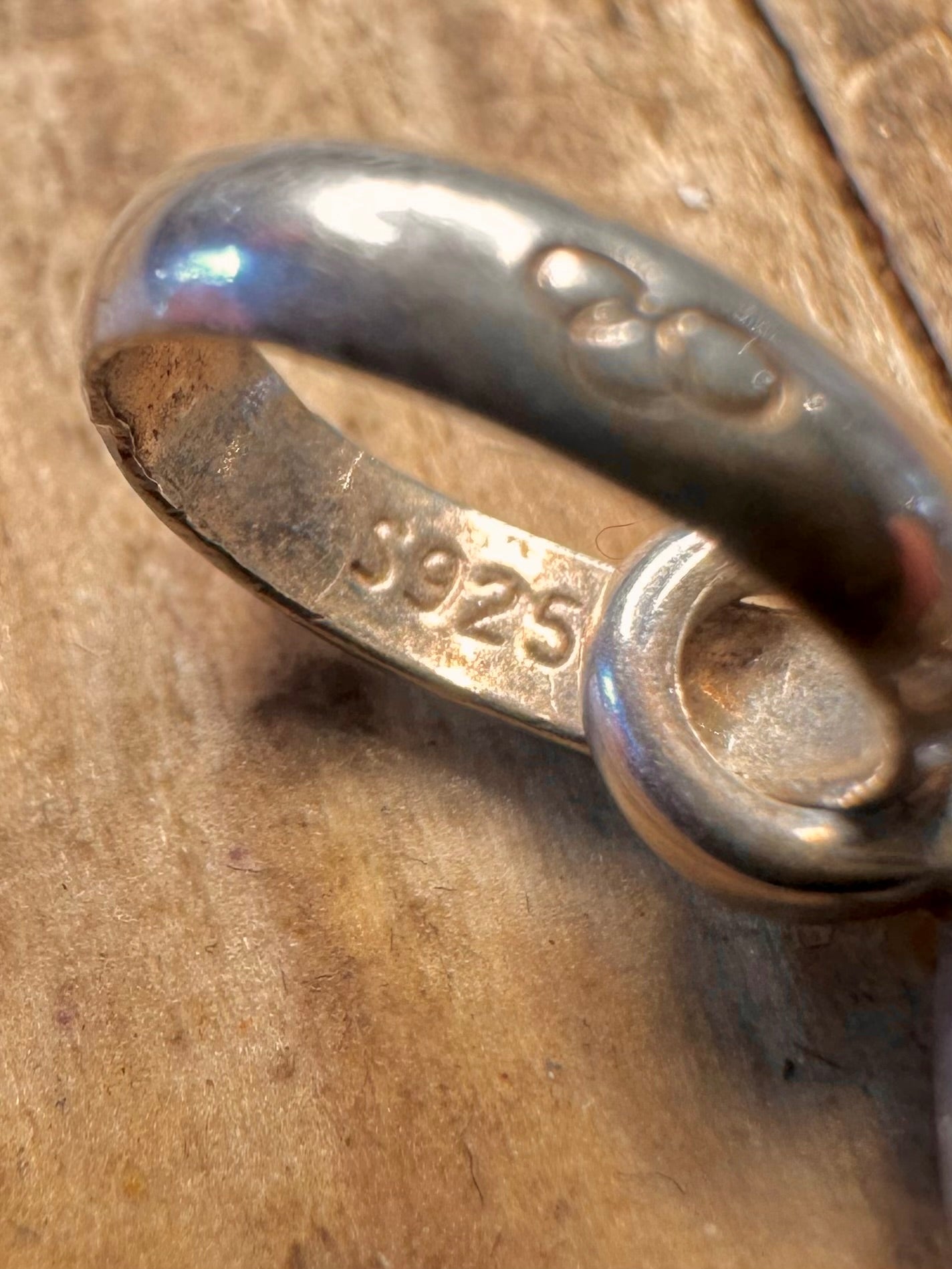Links of London CND Peace Heart 925 Sterling Silber Anhänger