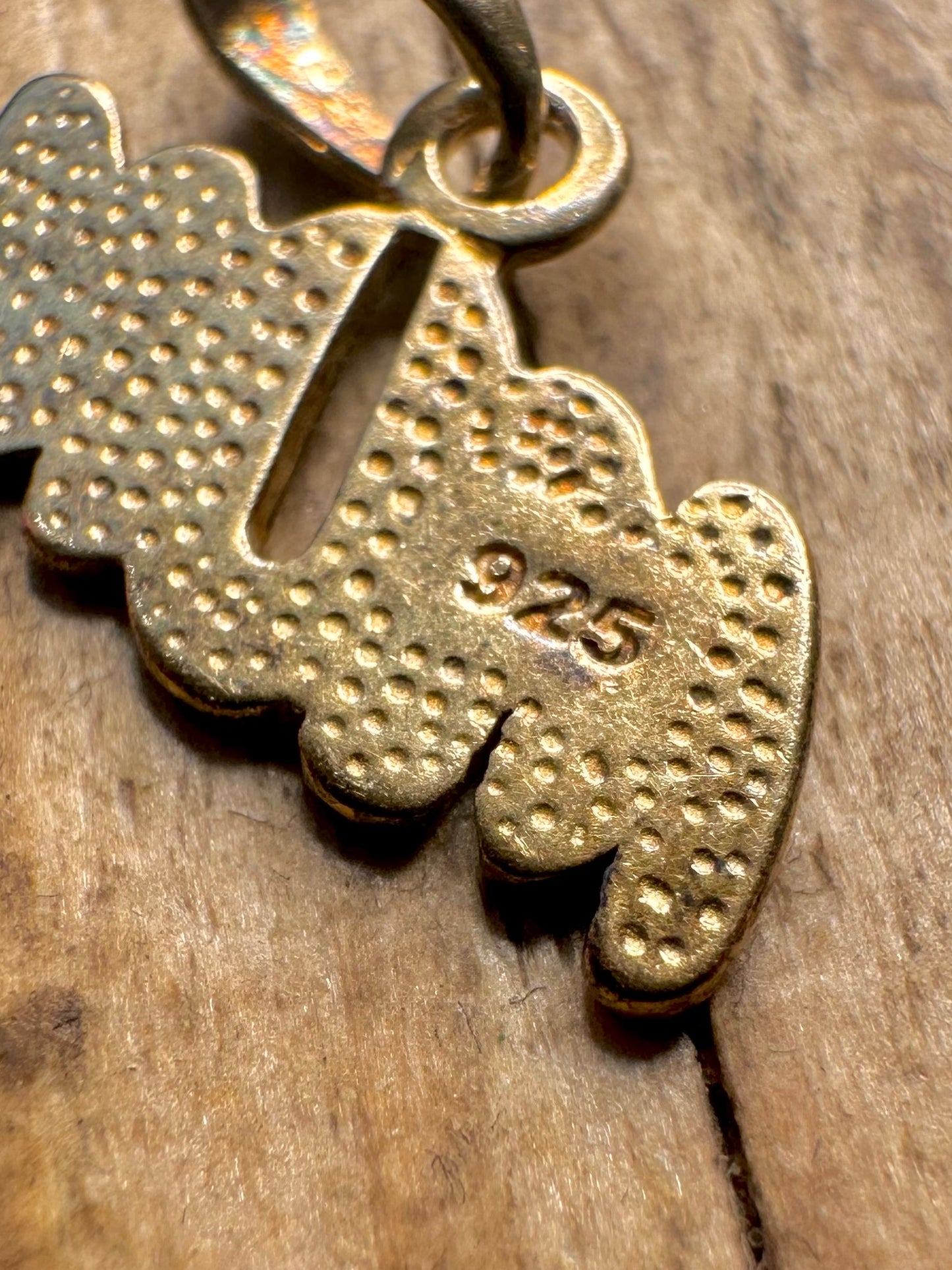 Mum Gold on 925 Sterling Silver Pendant