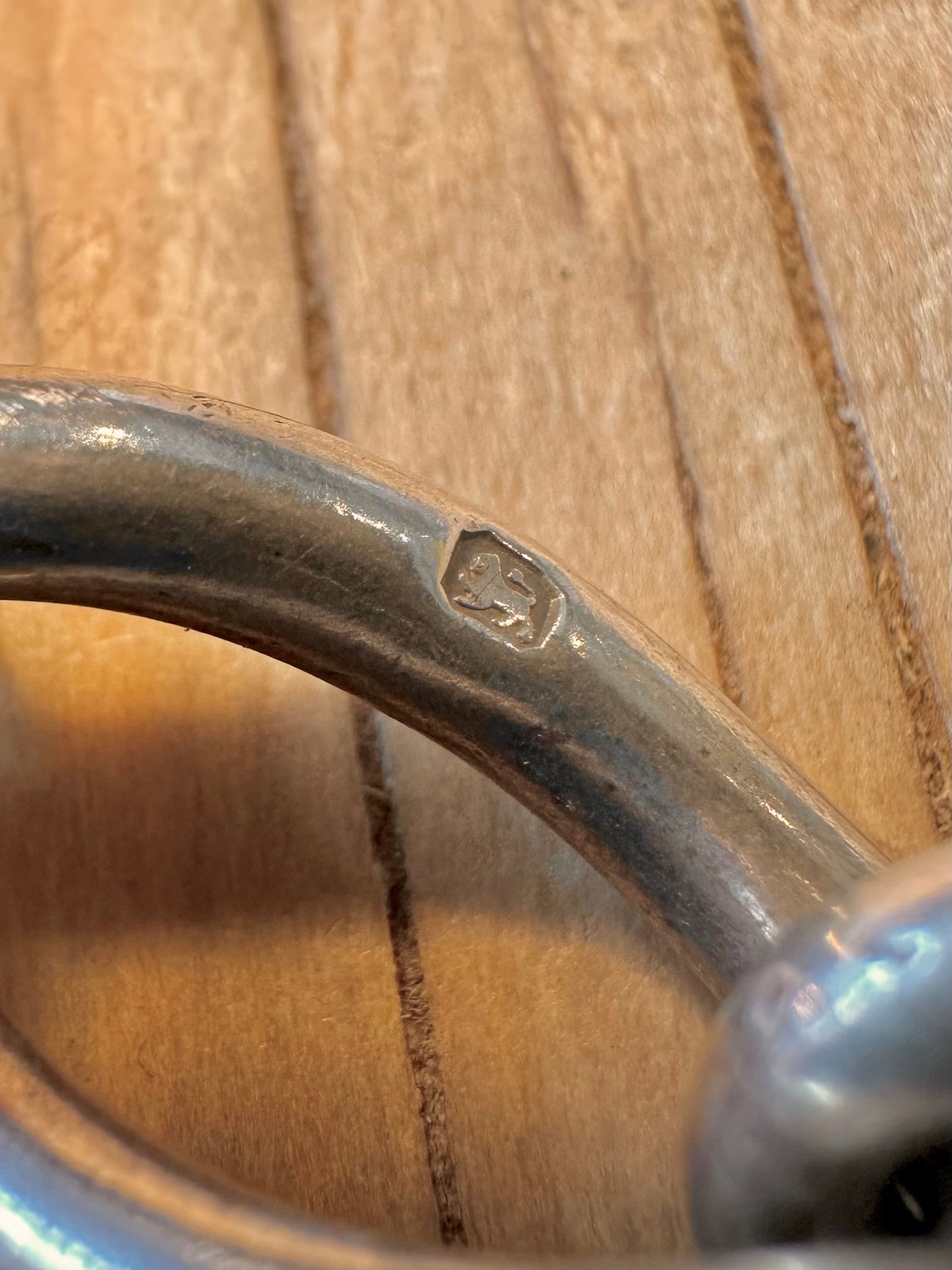 Vintage Chunky Long Link Curb Chain 925 Silver 7 inch Bracelet