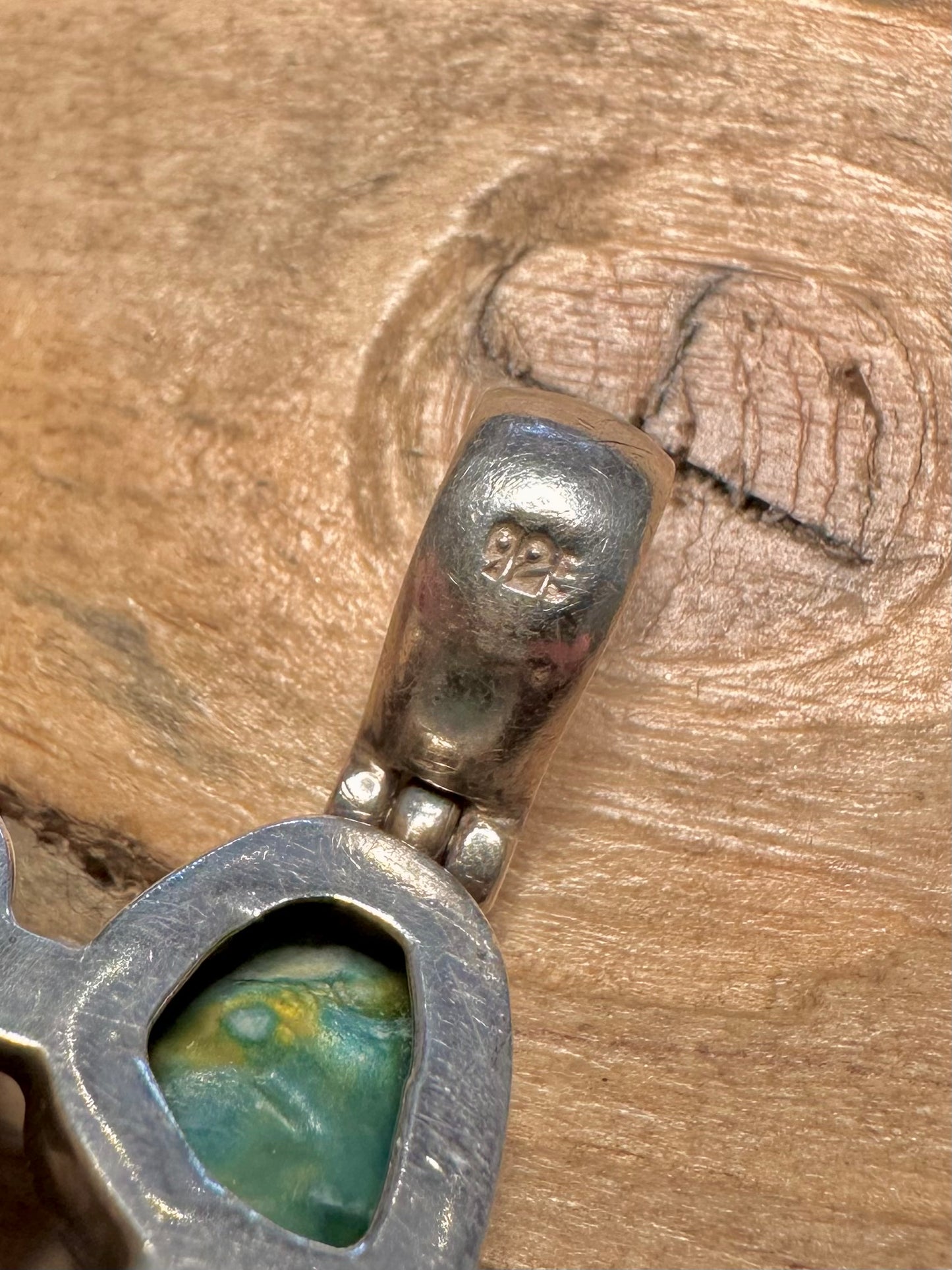 Abstract Large Pearls 925 Silver Pendant