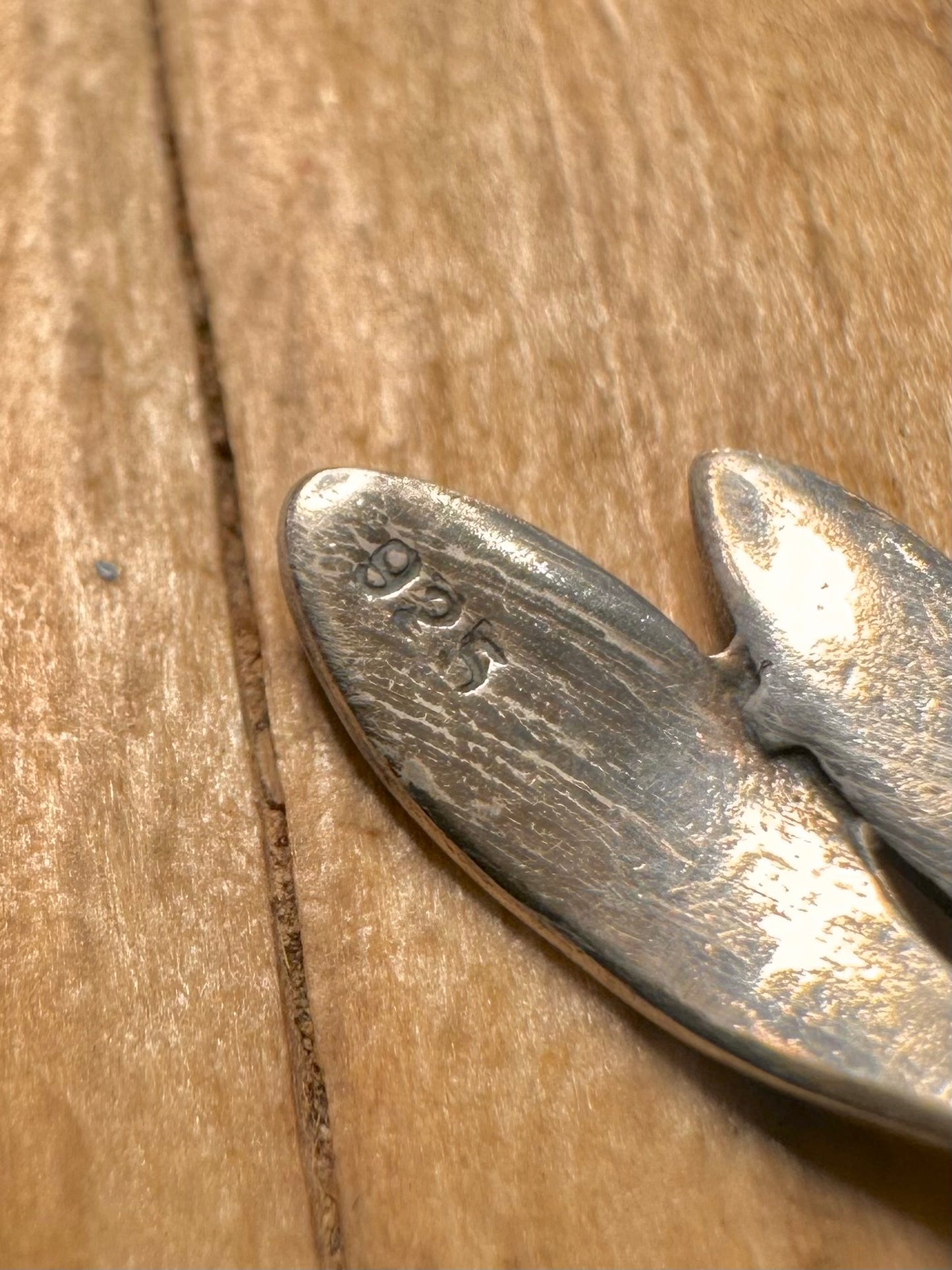 Vintage Dragonfly 925 Sterling Silver Pendant