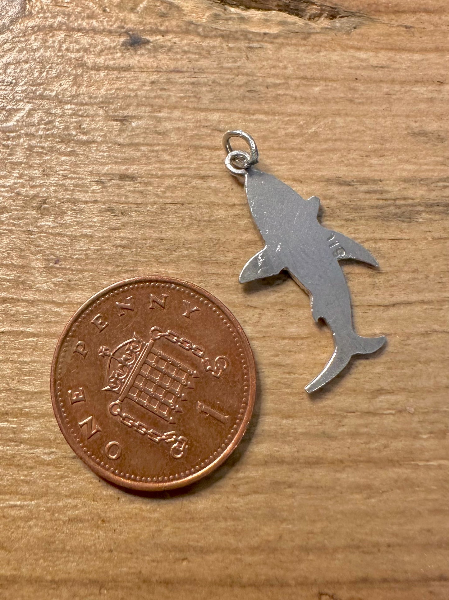 Vintage Shake Enamel 925 Silver Charm Pendant