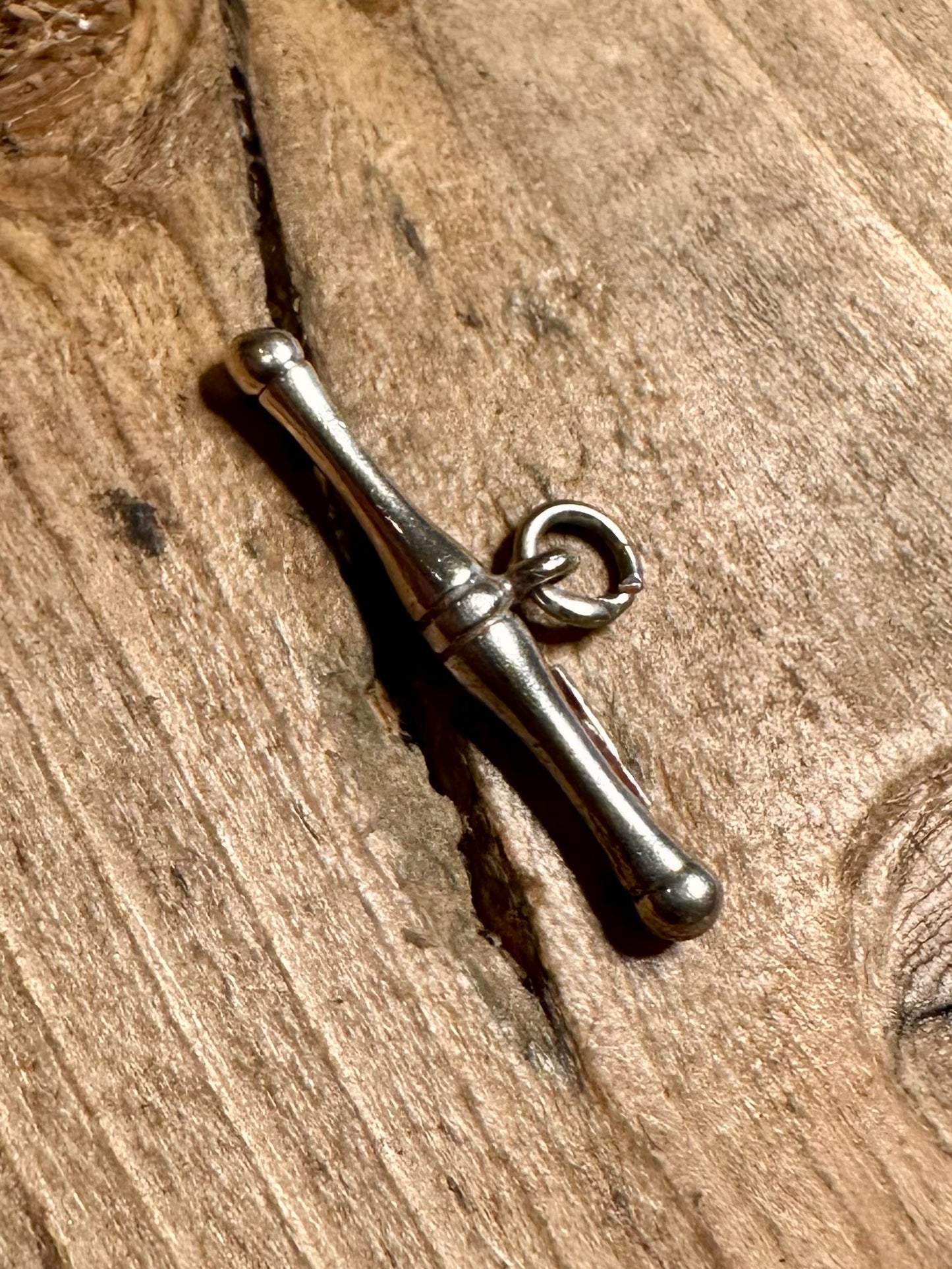 Vintage T Bar 925 Silver Pendant