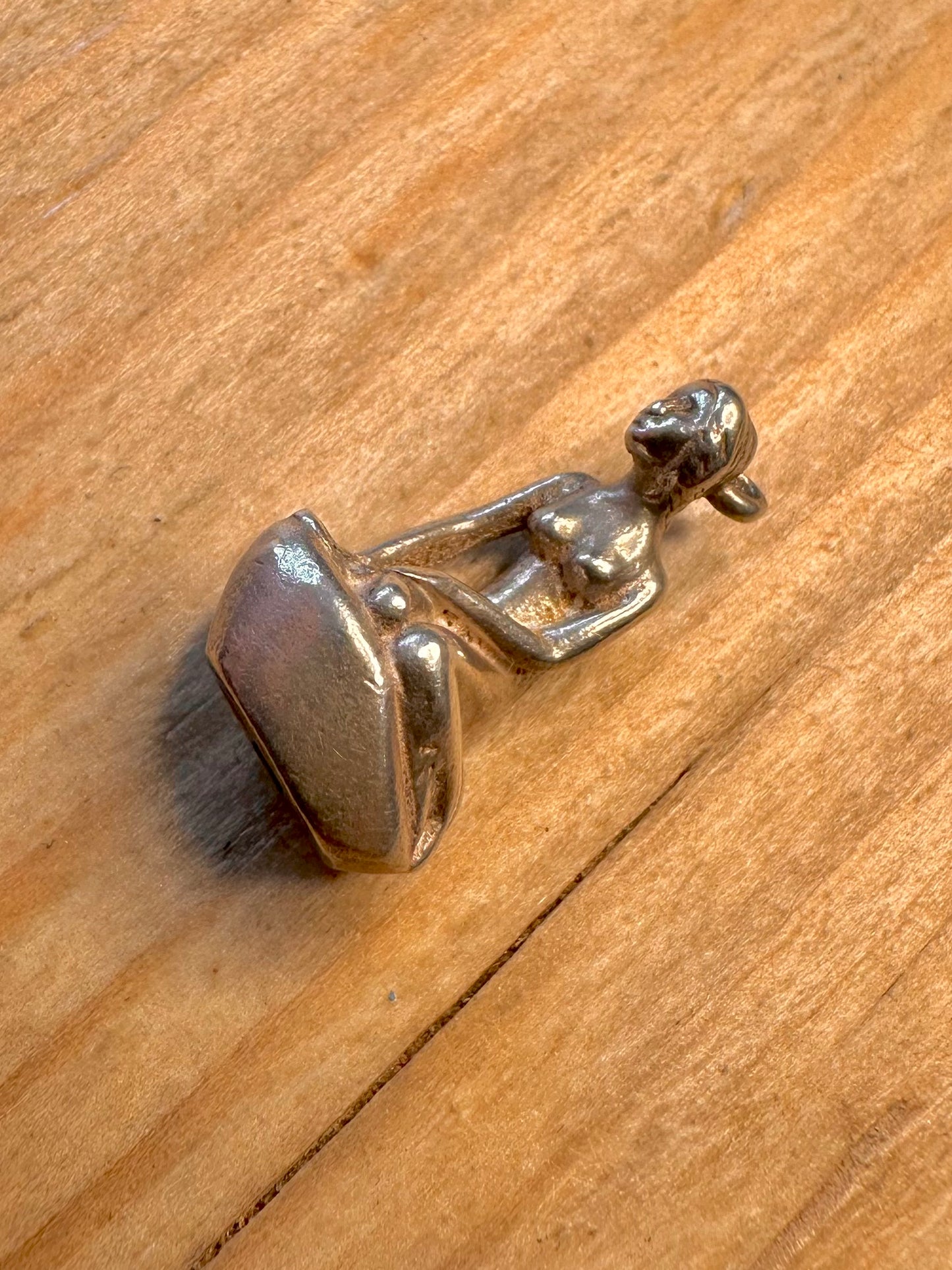 Vintage Mermaid Maker BH Denmark 925 Sterling Silver Pendant