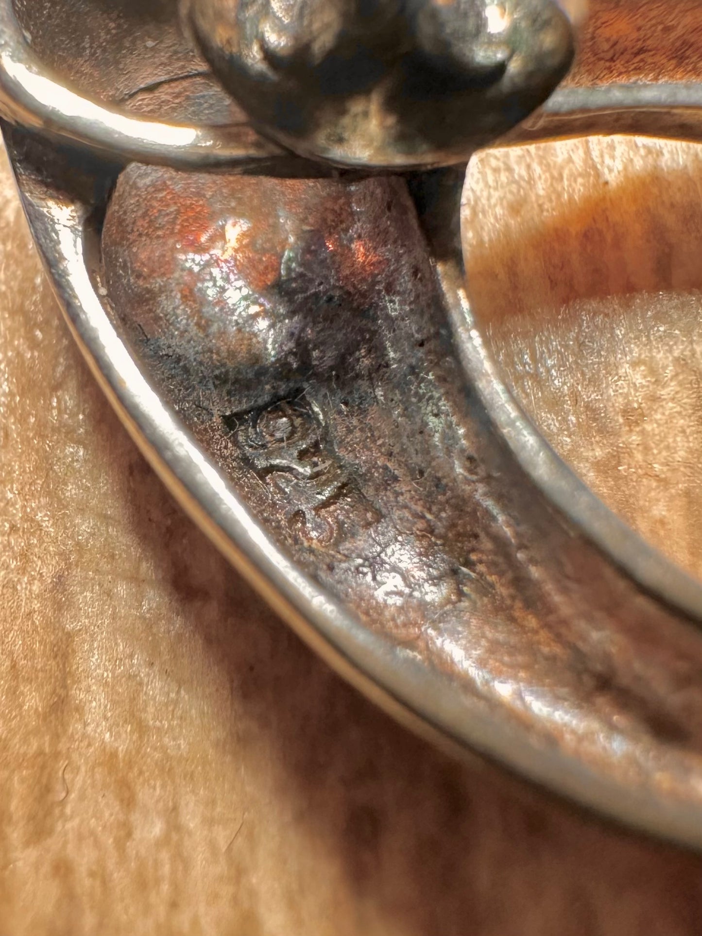 Abstract Circle 925 Sterling Silver Earrings