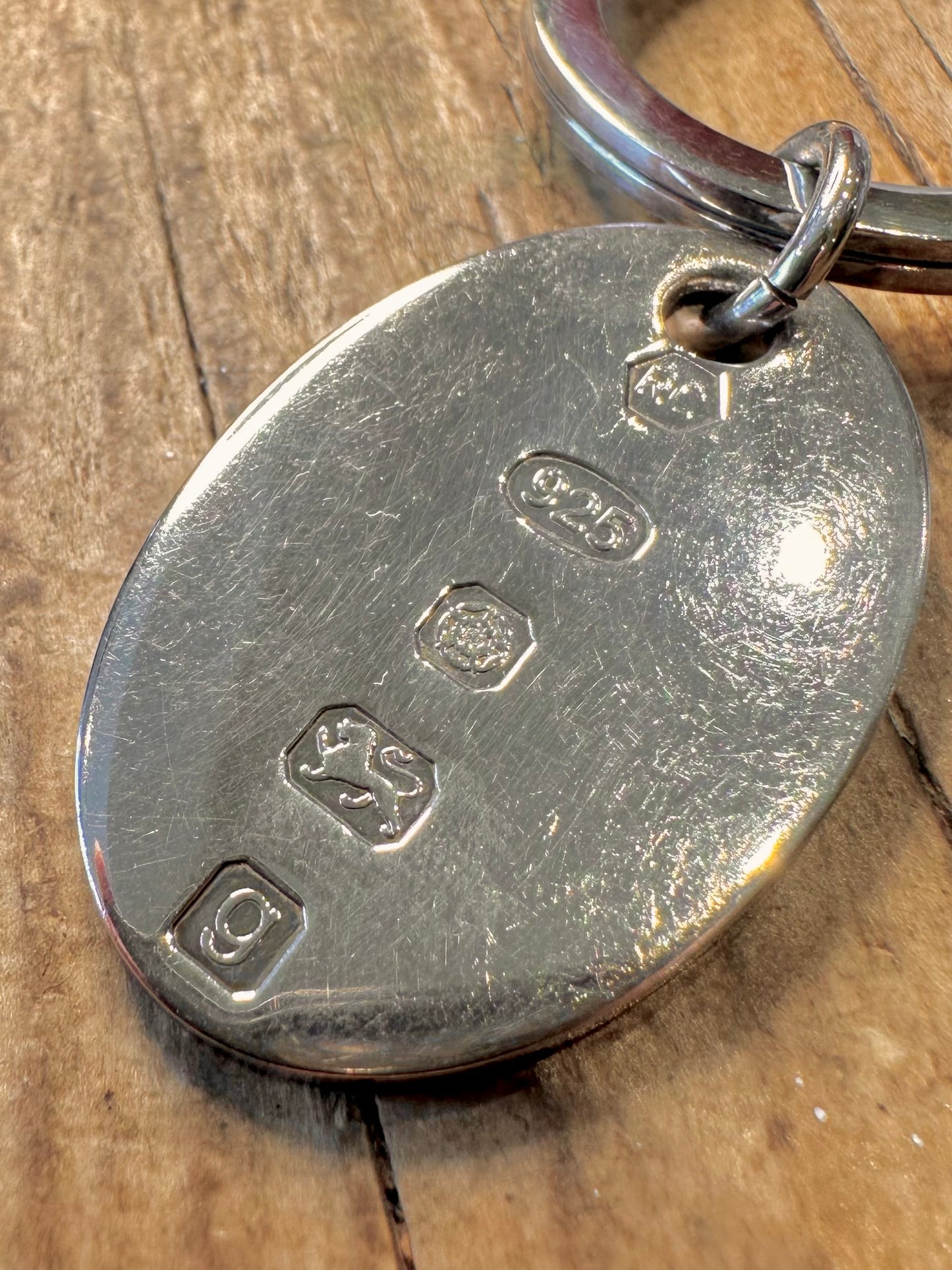 Carrs 2006 Ingot Key Ring 925 Sterling Silver Pendant Collectable