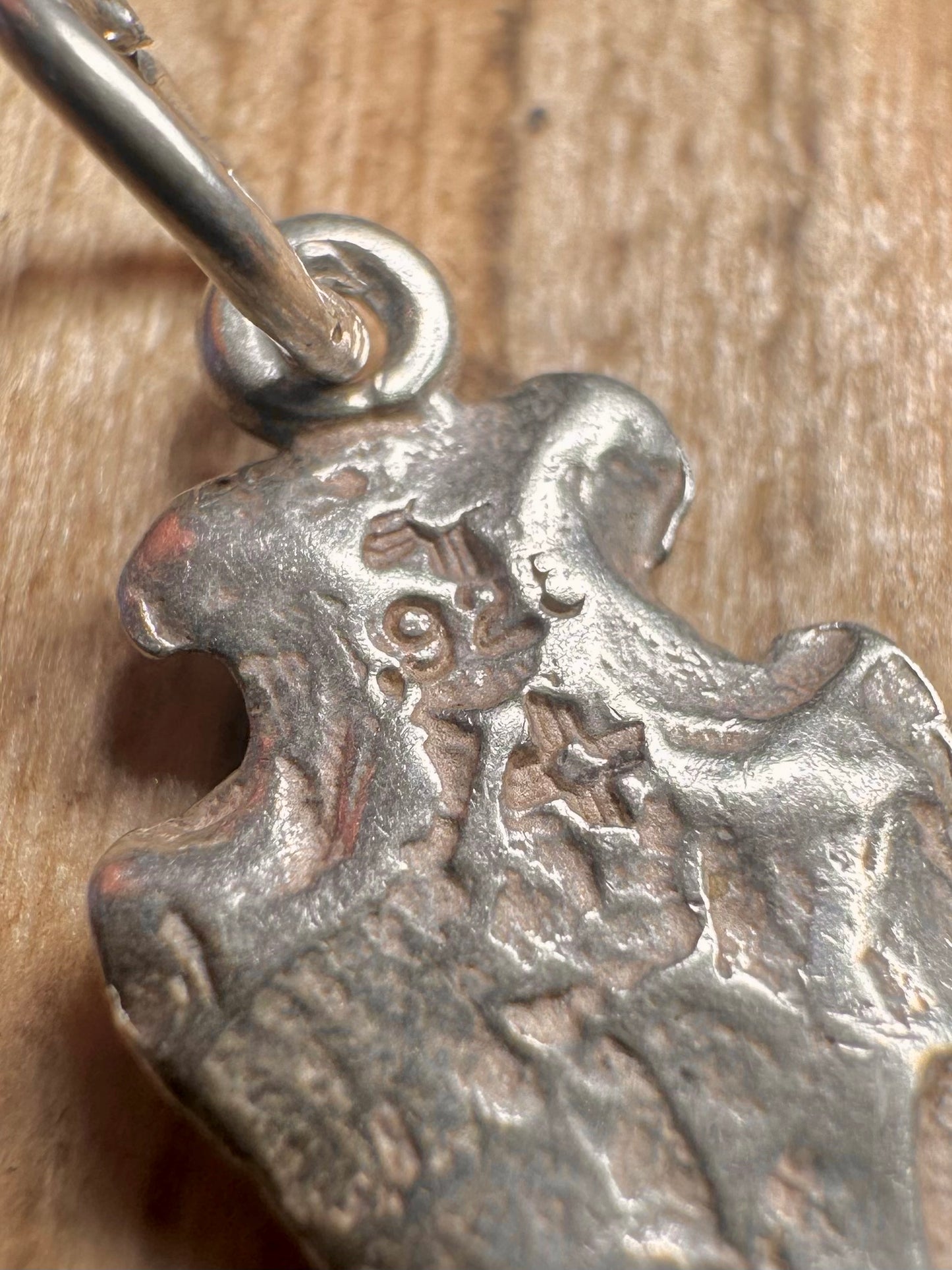 Handgefertigter Vintage-Pfeil-Anhänger aus 925er Sterlingsilber
