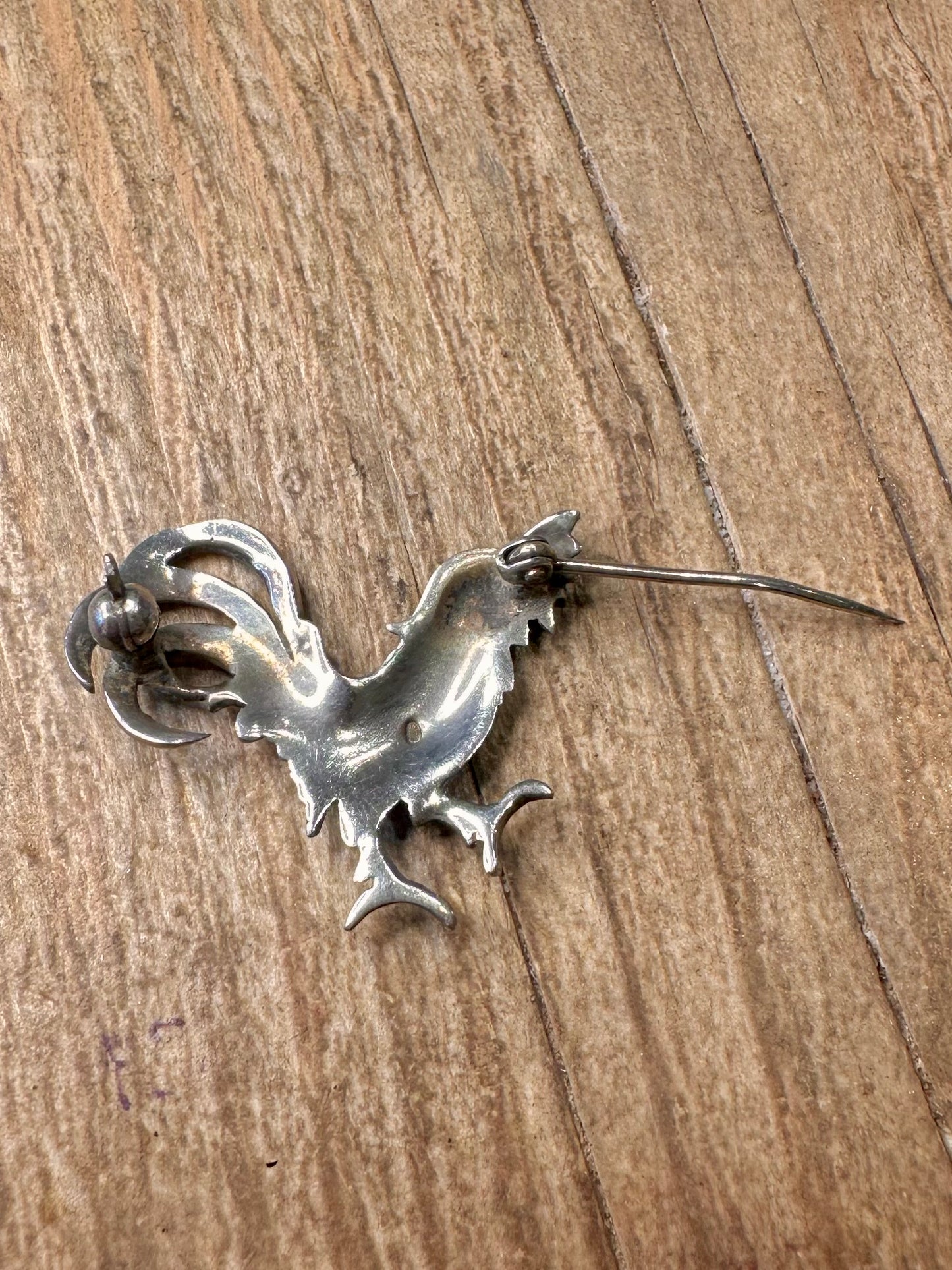 Vintage Alice Caviness Hahn Emaille 925 Sterling Silber Brosche