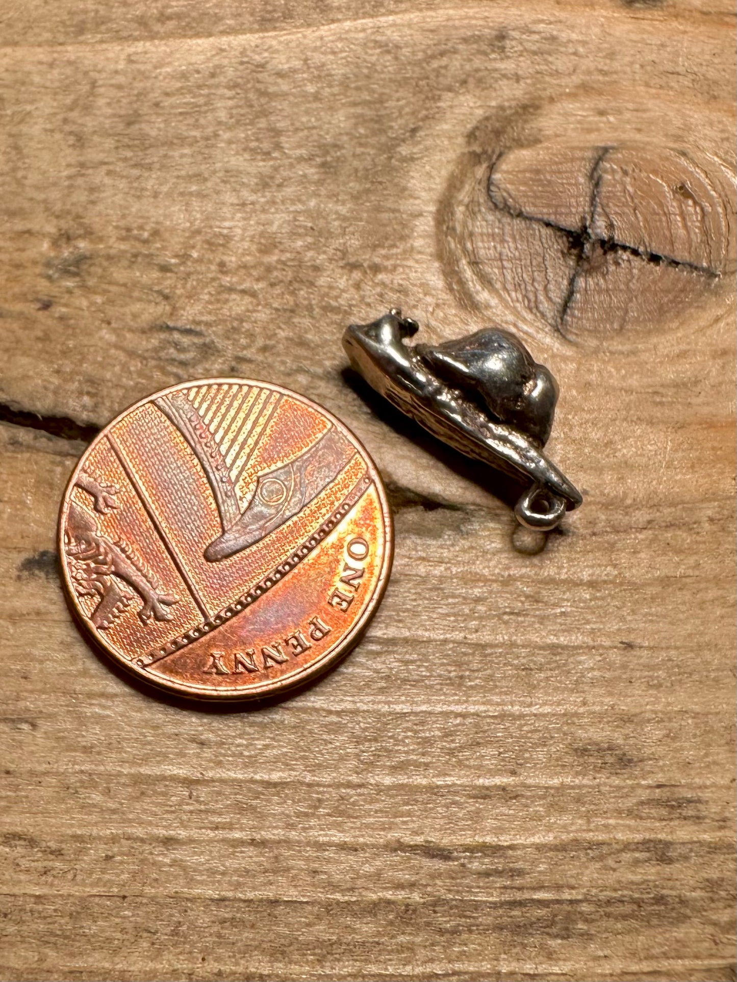 Vintage Snail 925 Silver Charm Pendant