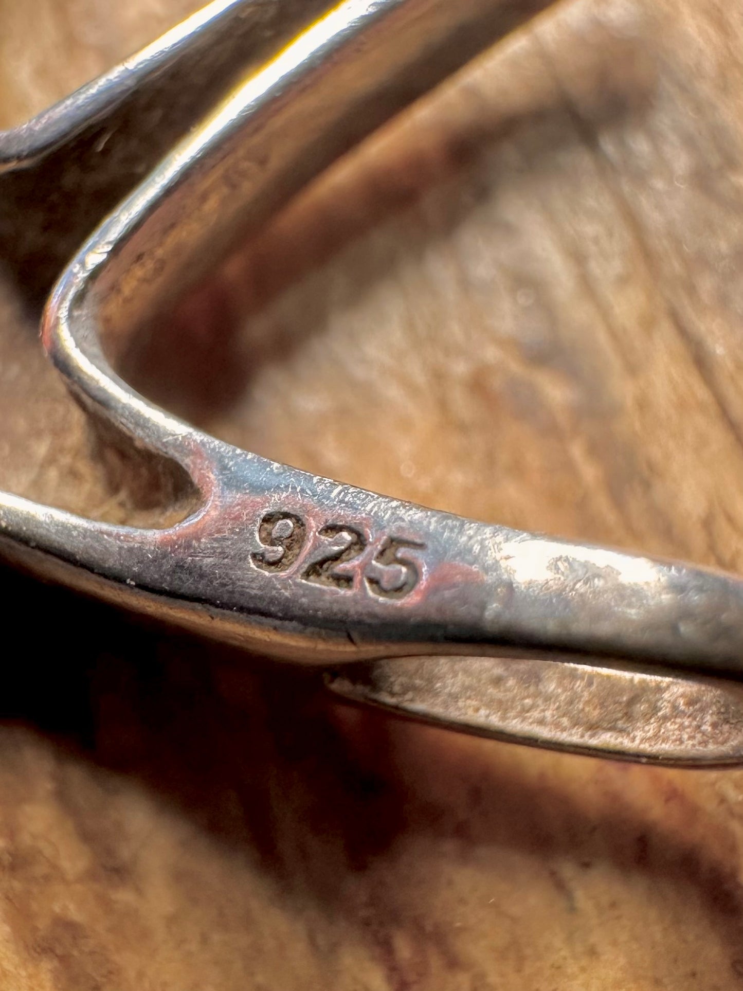Abstrakter Seestern-Anhänger aus 925er Sterlingsilber