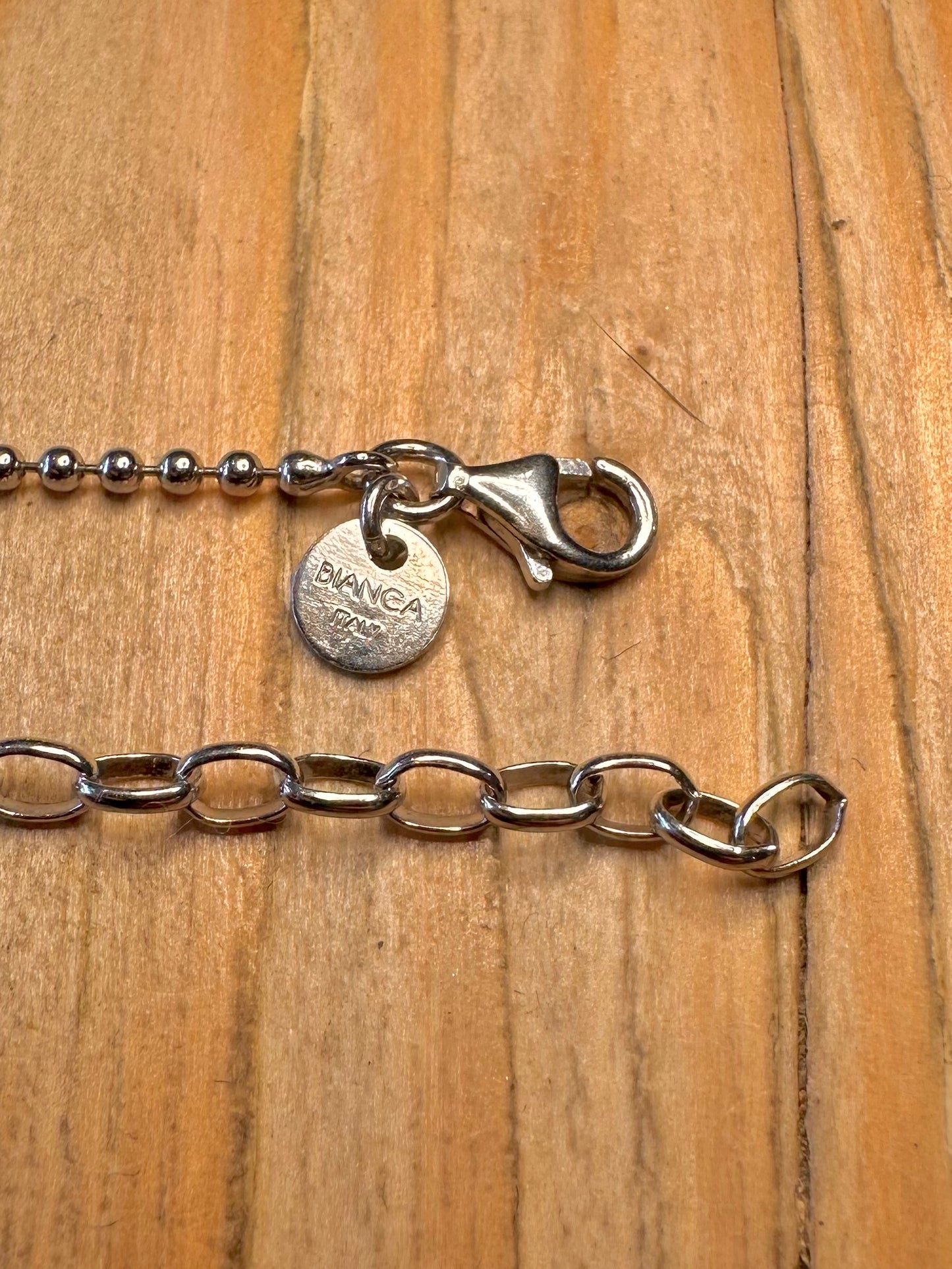 Modern Ball Chain Graduated 925 Sterling Silver 17.5 to 19.4 inch Necklace