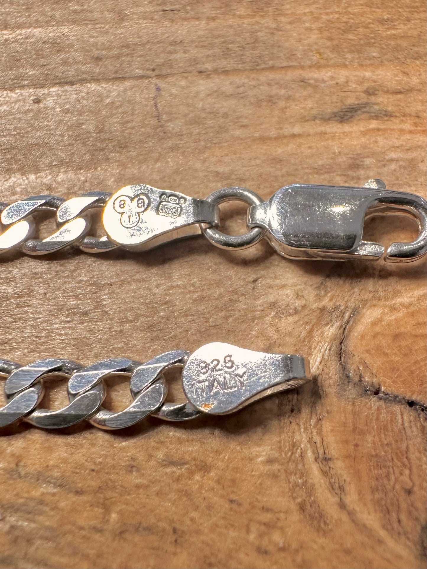 Vintage Figaro Italy 925 Silver 18 inch Necklace