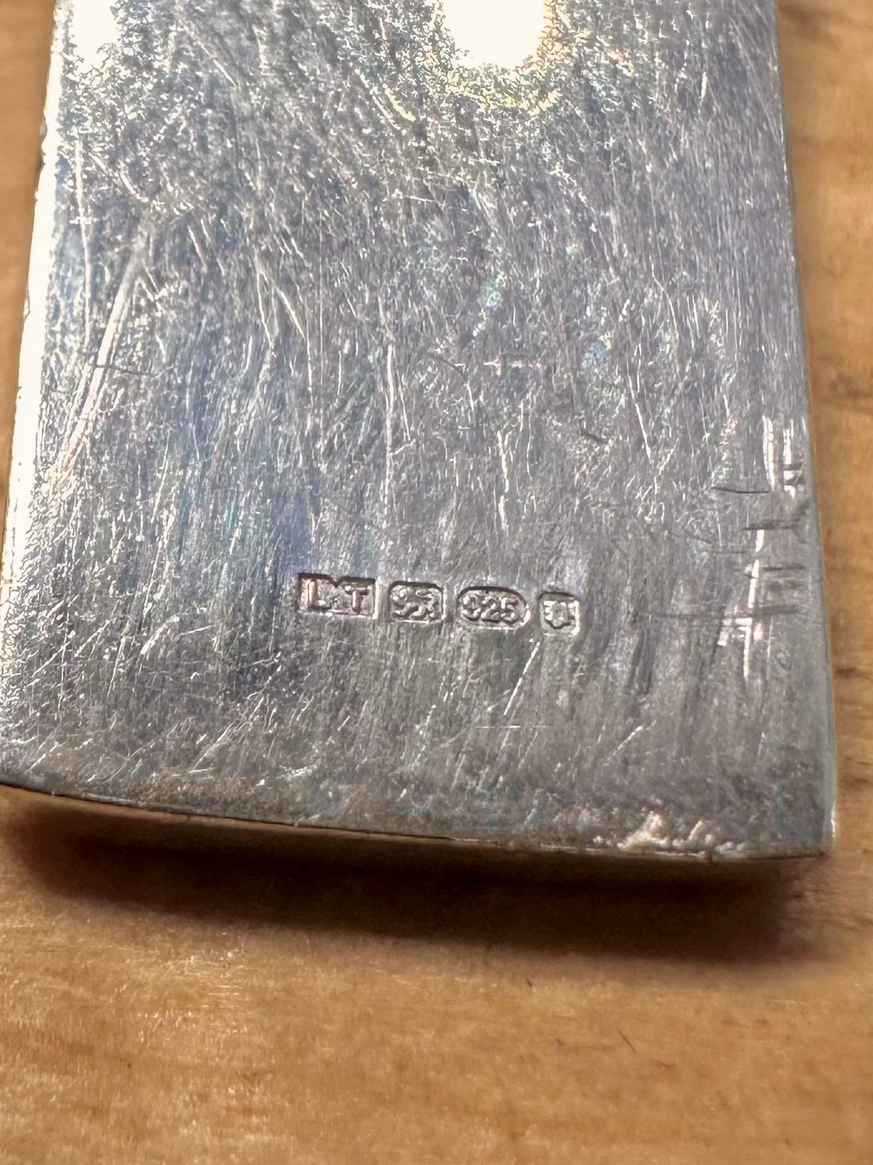 Vintage Gucci Bar 925 Silver Made in Italy Pendant