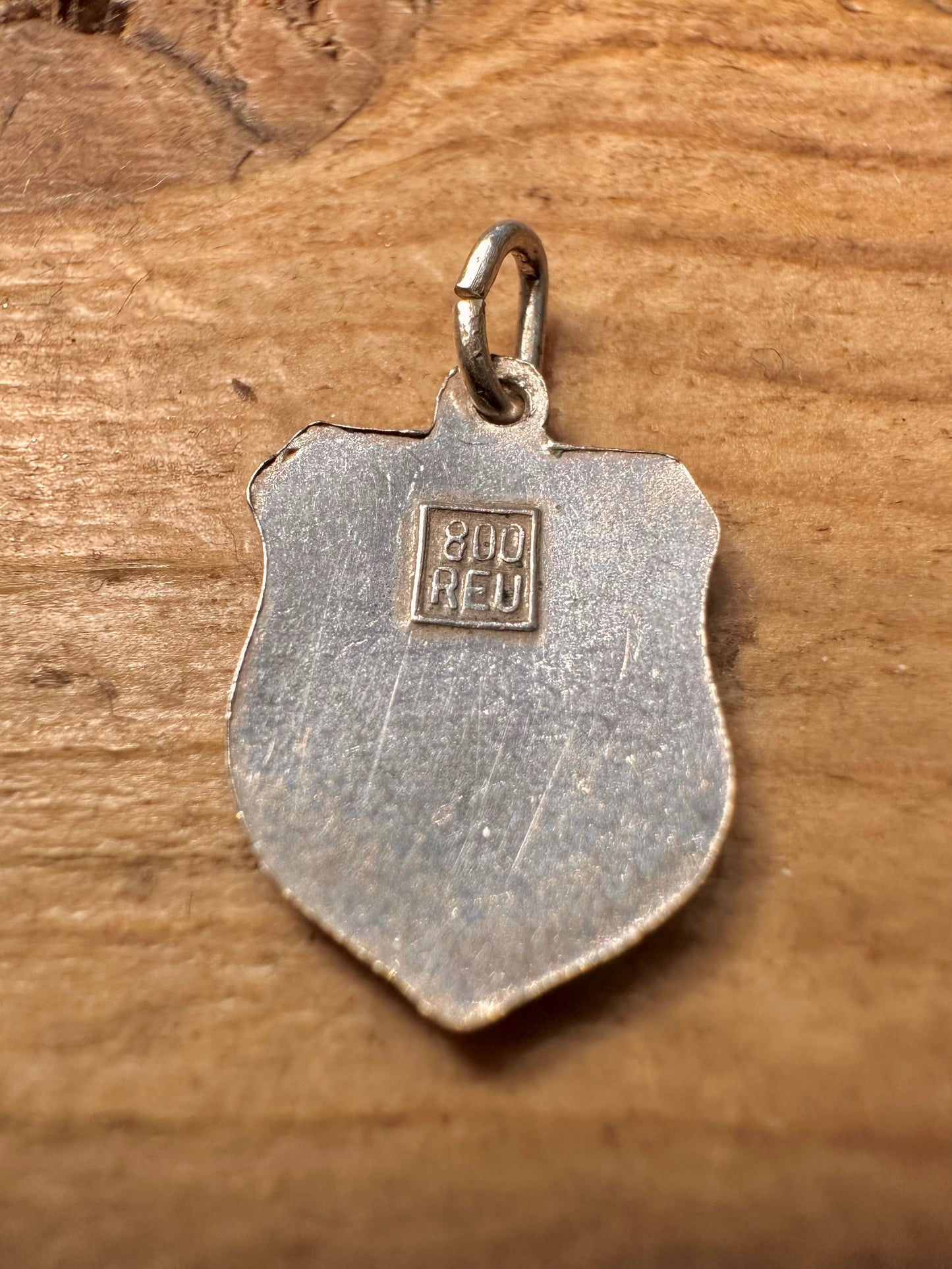 Vintage 1972 München Enamel Olympics Crest 800 Silver Pendant