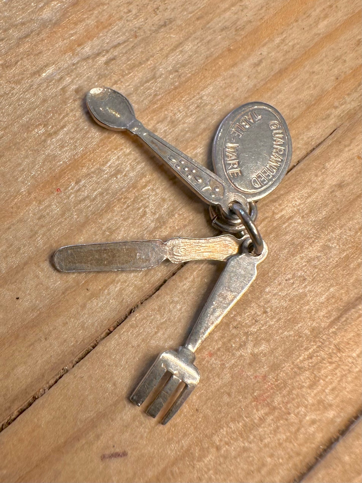 Vintage Guaranteed Table-Ware Cutlery 925 Sterling Silver Pendant