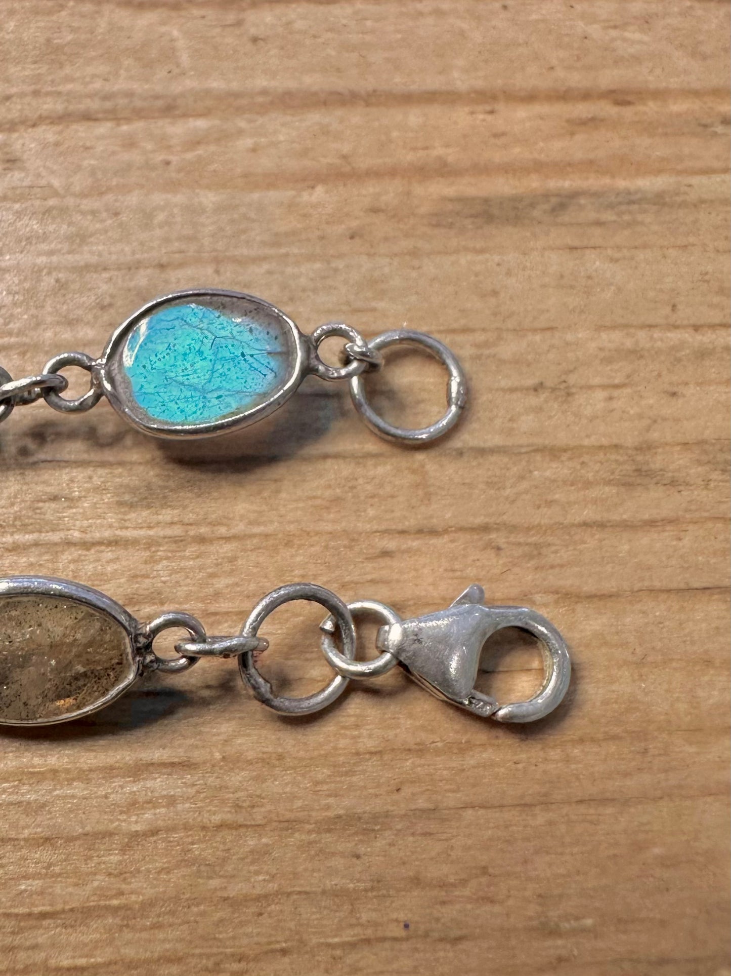 Vintage Labrador Chain 925 Silver 7 inch Bracelet