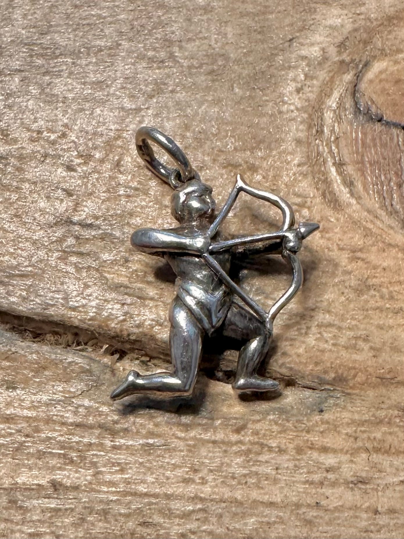 Vintage 1958 Archer 925 Silver Charm Pendant