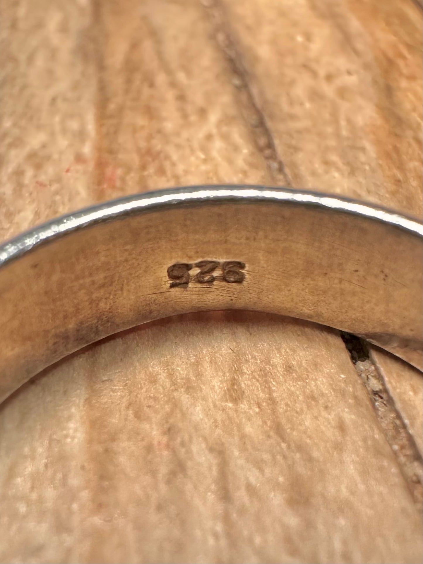 Vintage Spinner Band 925 Sterling Silver Size L Ring