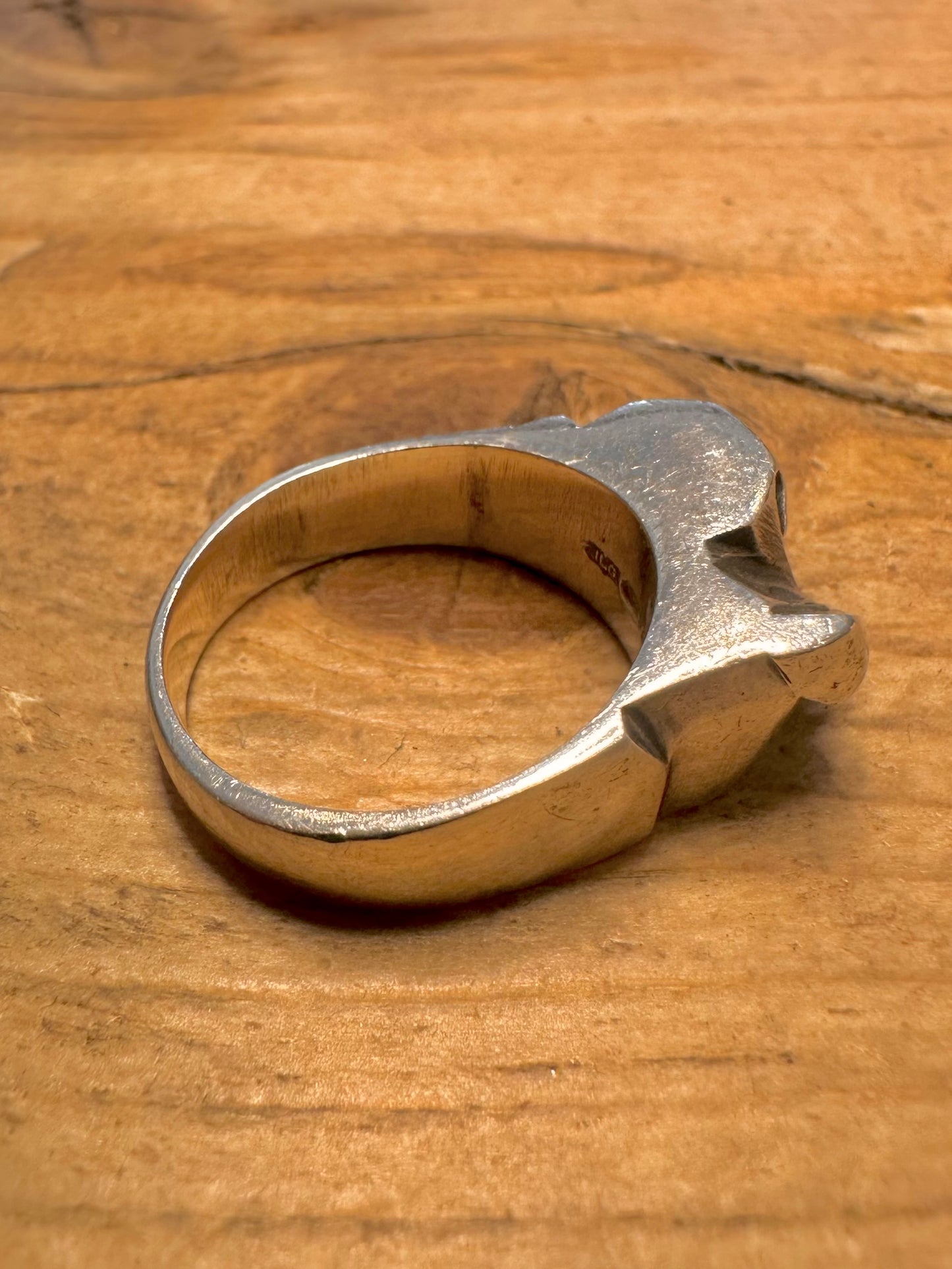 Brutalist Shape Maker JLG 925 Silver Size O Ring