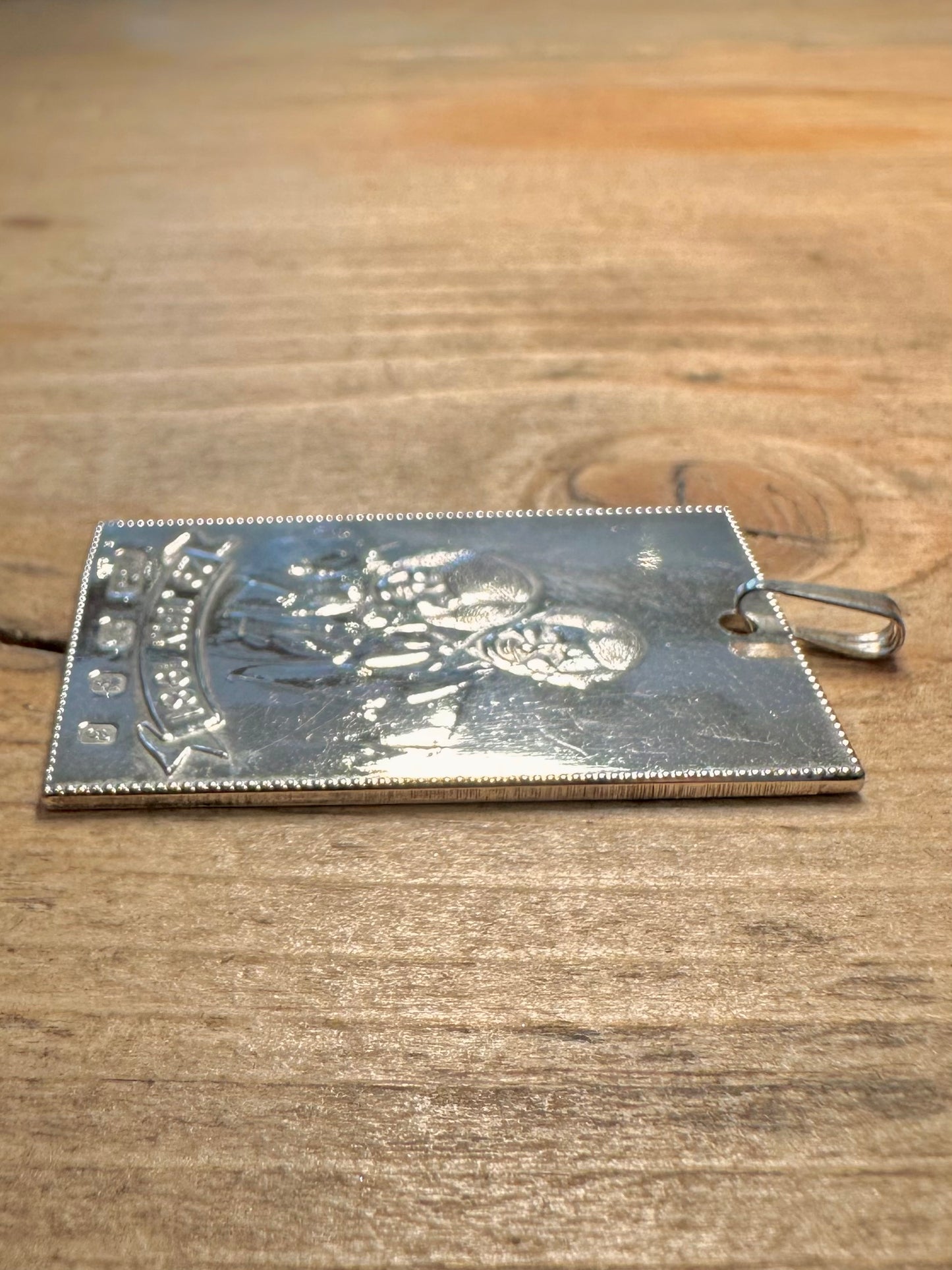 Vintage 1981 Charles and Diana Hallmarked 925 Silver Pendant