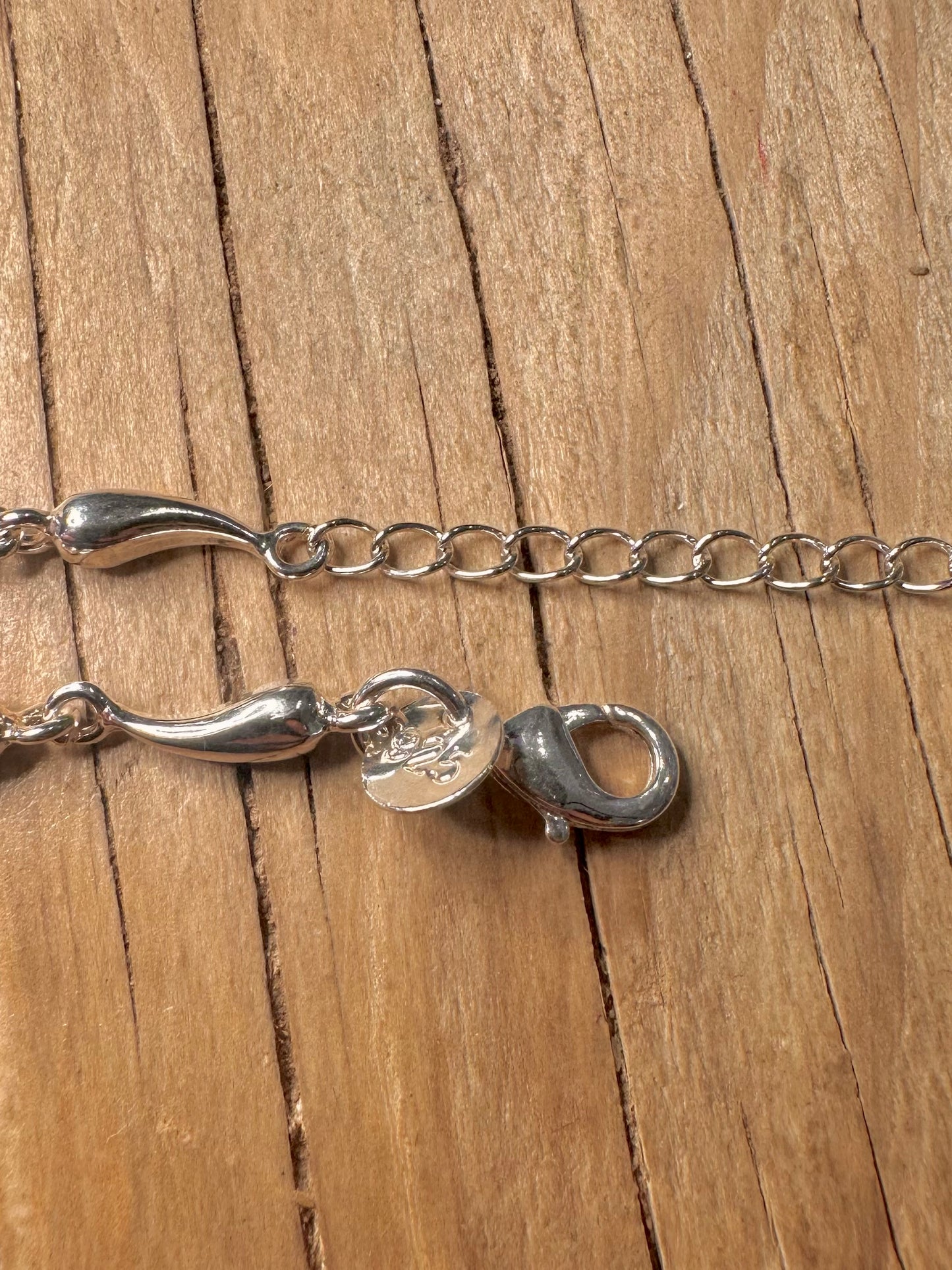 Morden Chilli Link 925 Sterling Silver 7.6 to 9.2 inch Bracelet