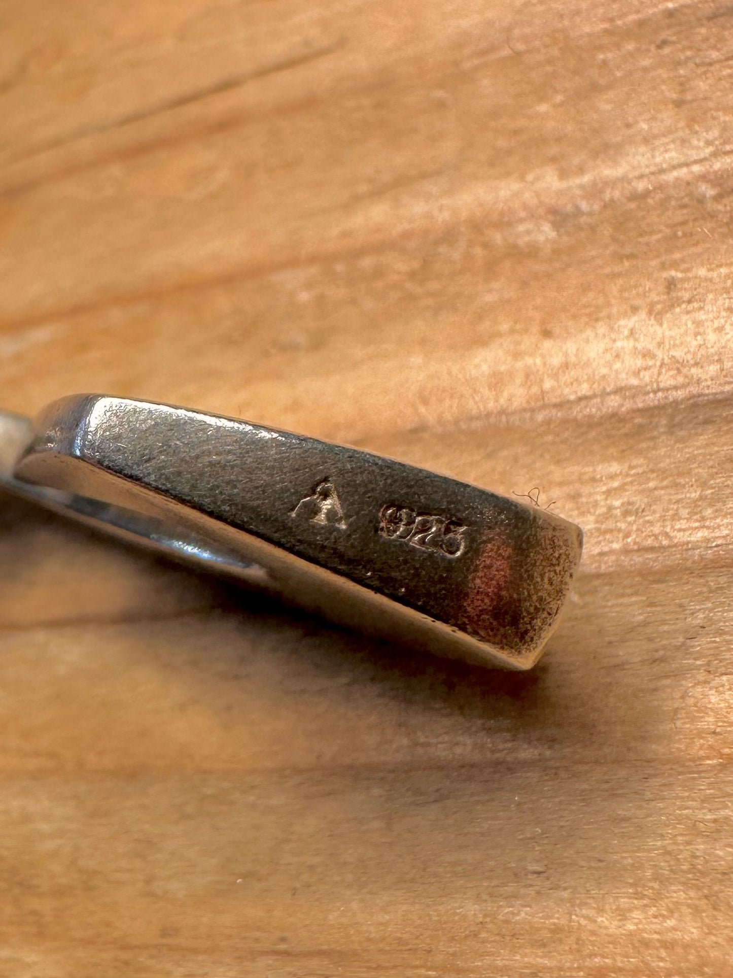 Abstract Chunky Hook 925 Sterling Silver Earrings