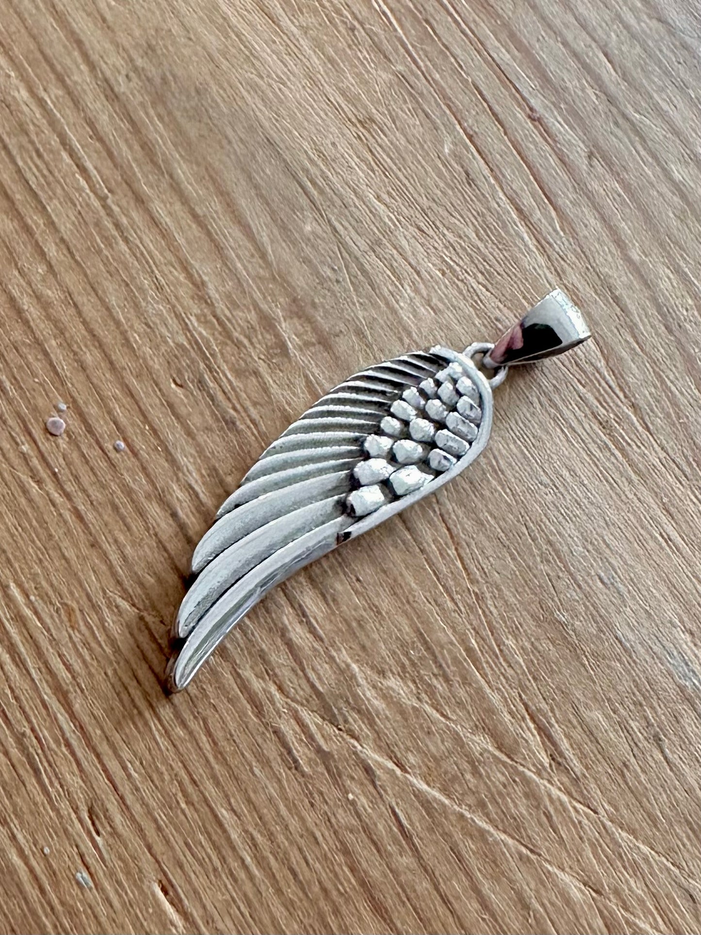 Vintage Wing 925 Silver Pendant