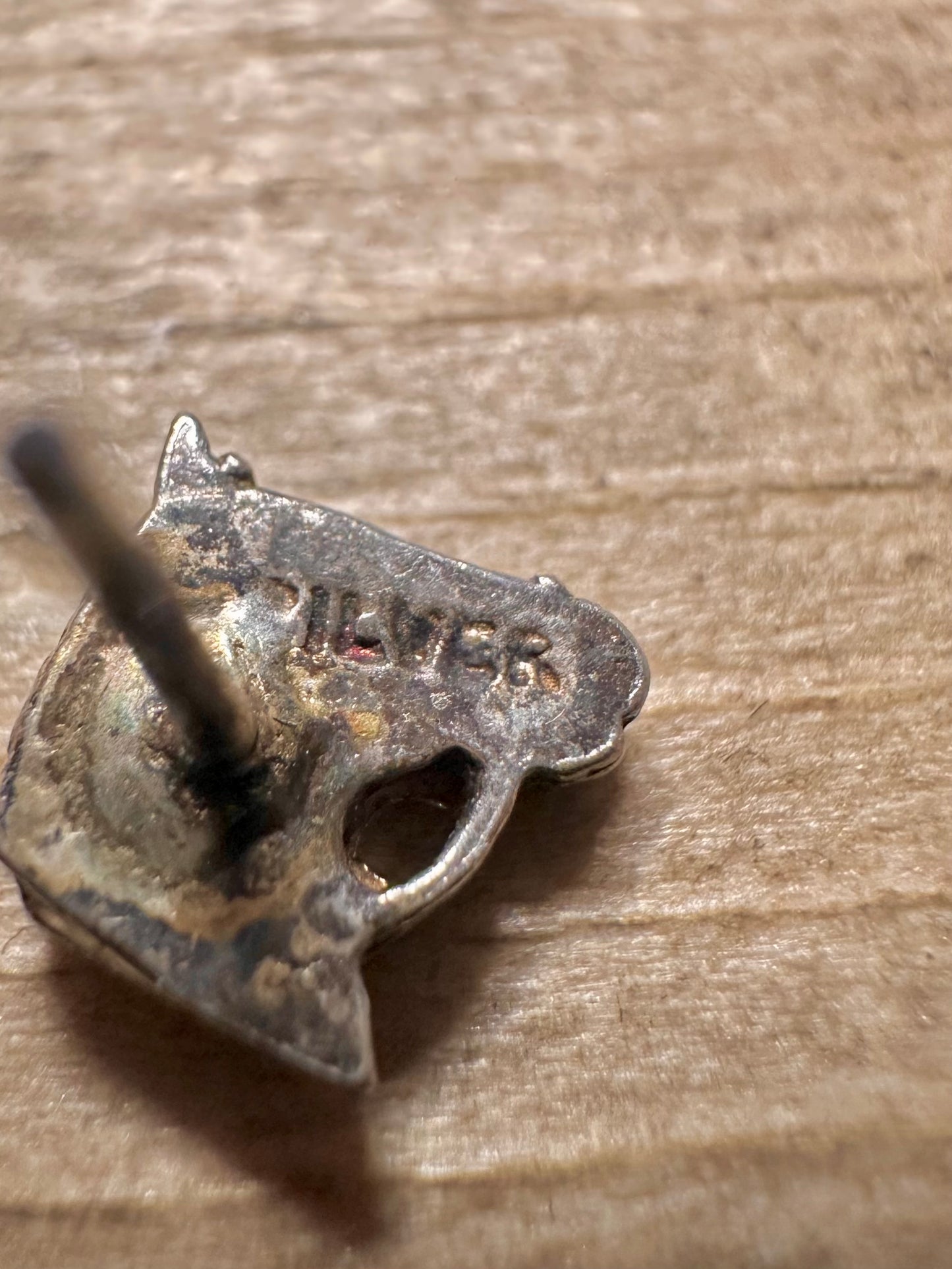 Vintage Horse Head Studs 925 Silver Earrings