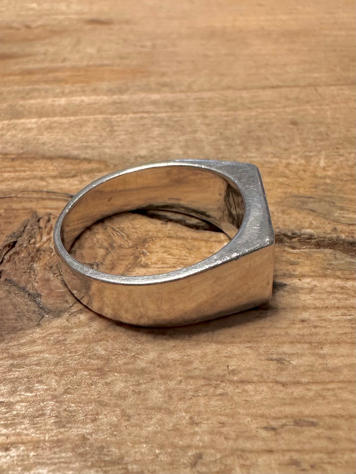 Vintage Ingot 925 Silver Size O Ring