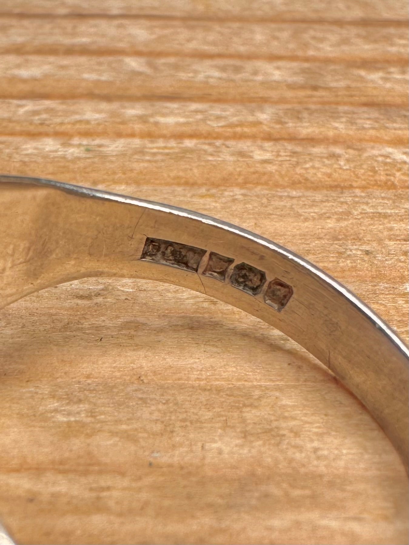 Vintage 1980 Onyx Signet 925 Sterling Silver Size X Ring