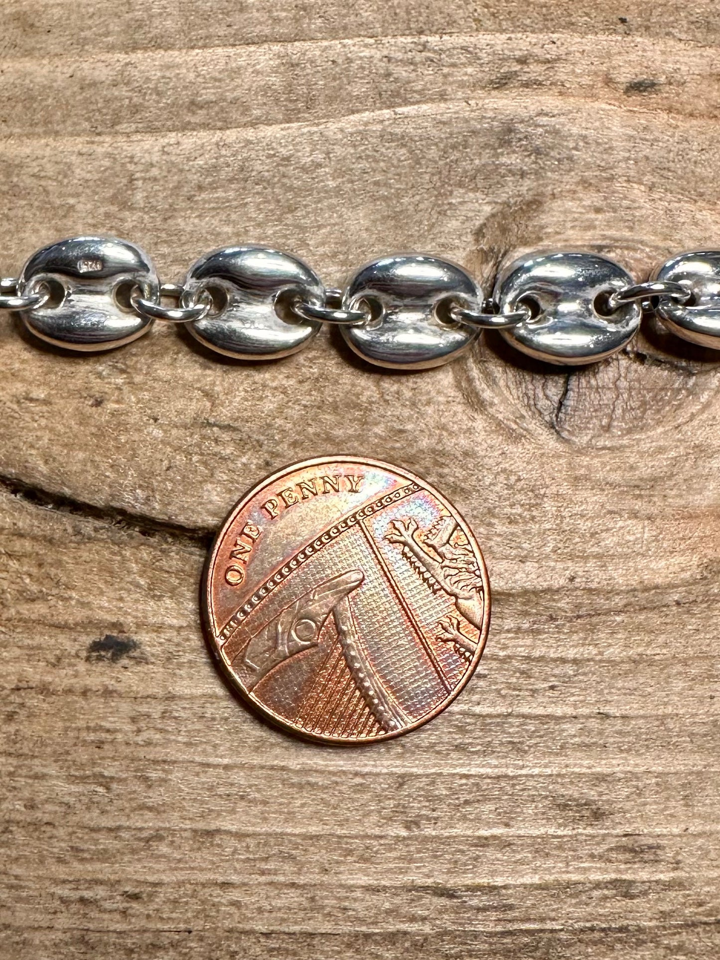 Modern Mariner Link 925 Silver 19.5 inch Necklace