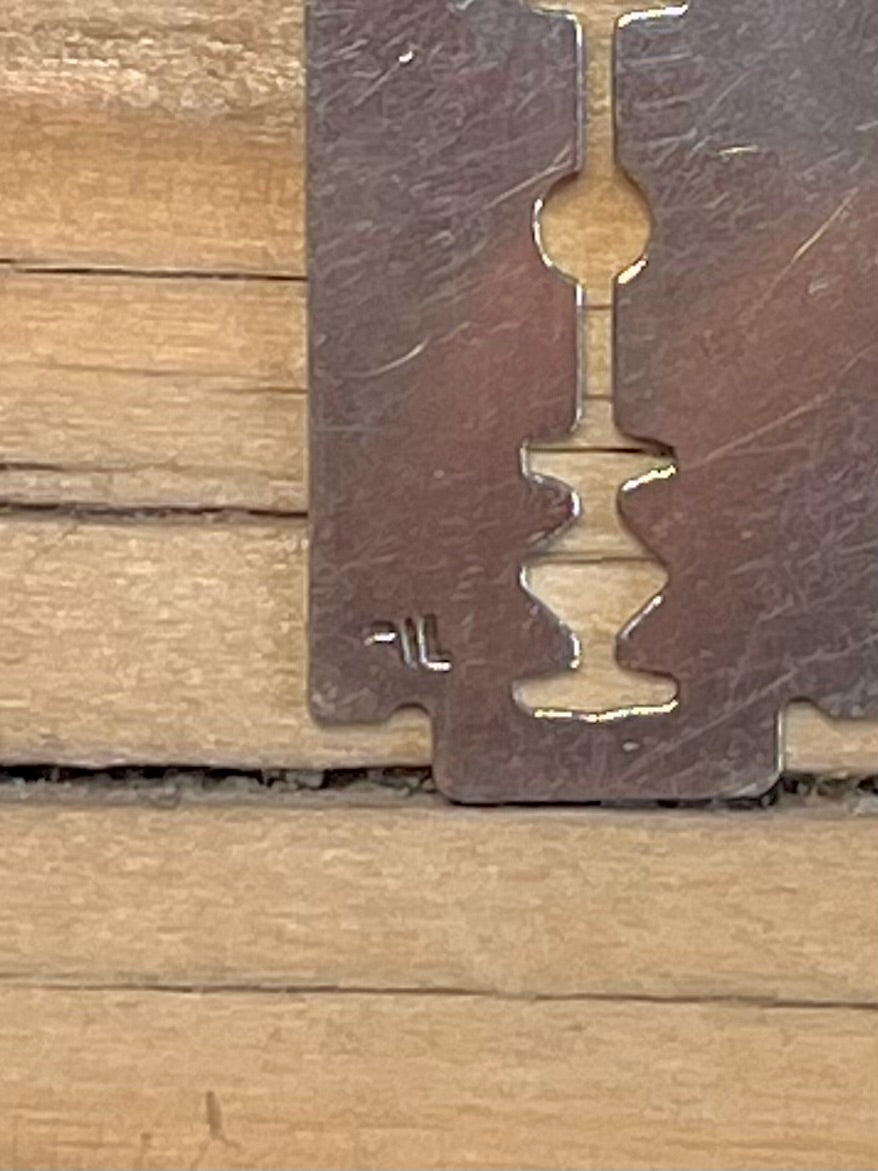 Razor Blade 925 Sterling Silver Pendant