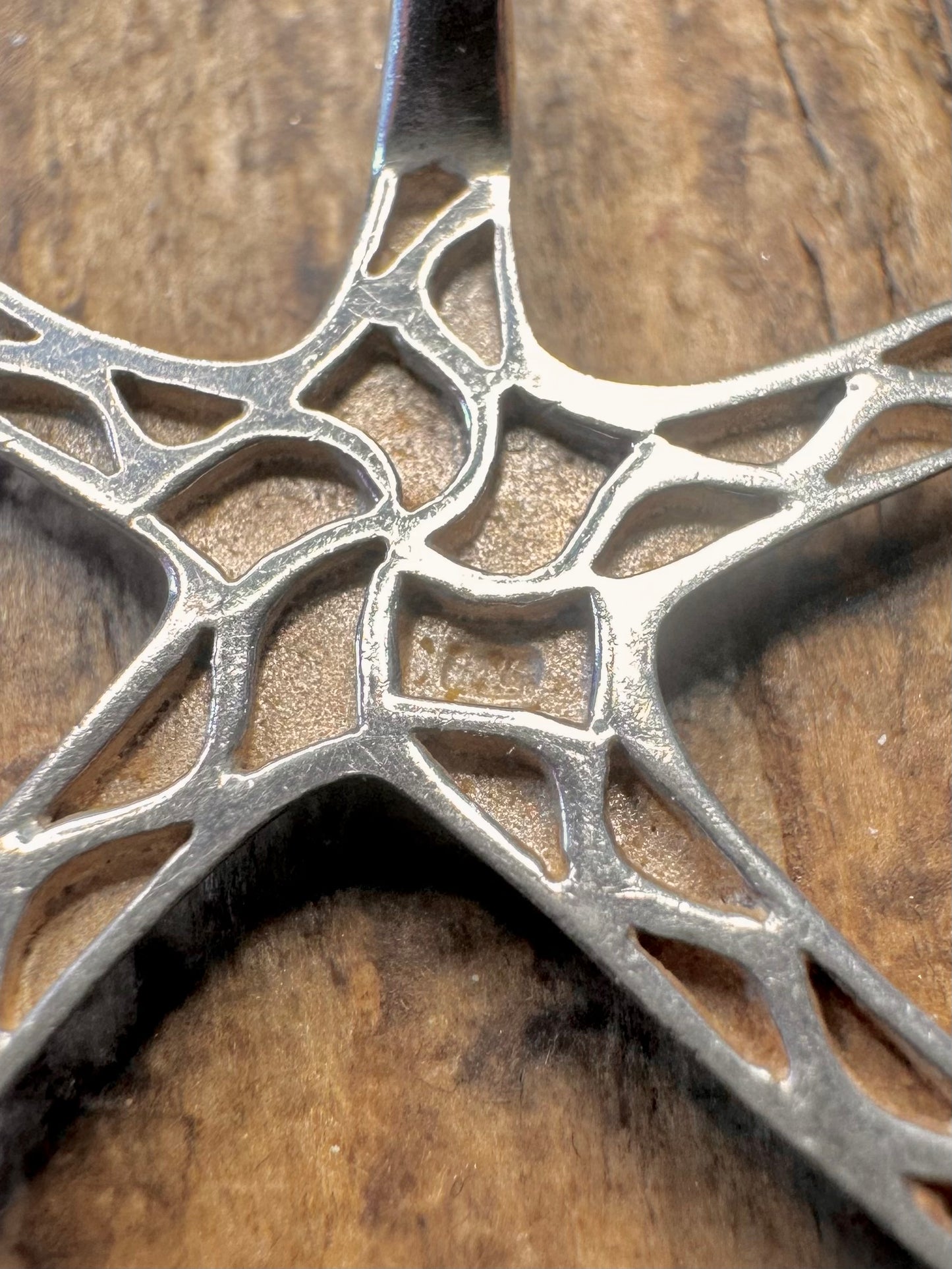 Abstract Starfish 925 Sterling Silver Pendant