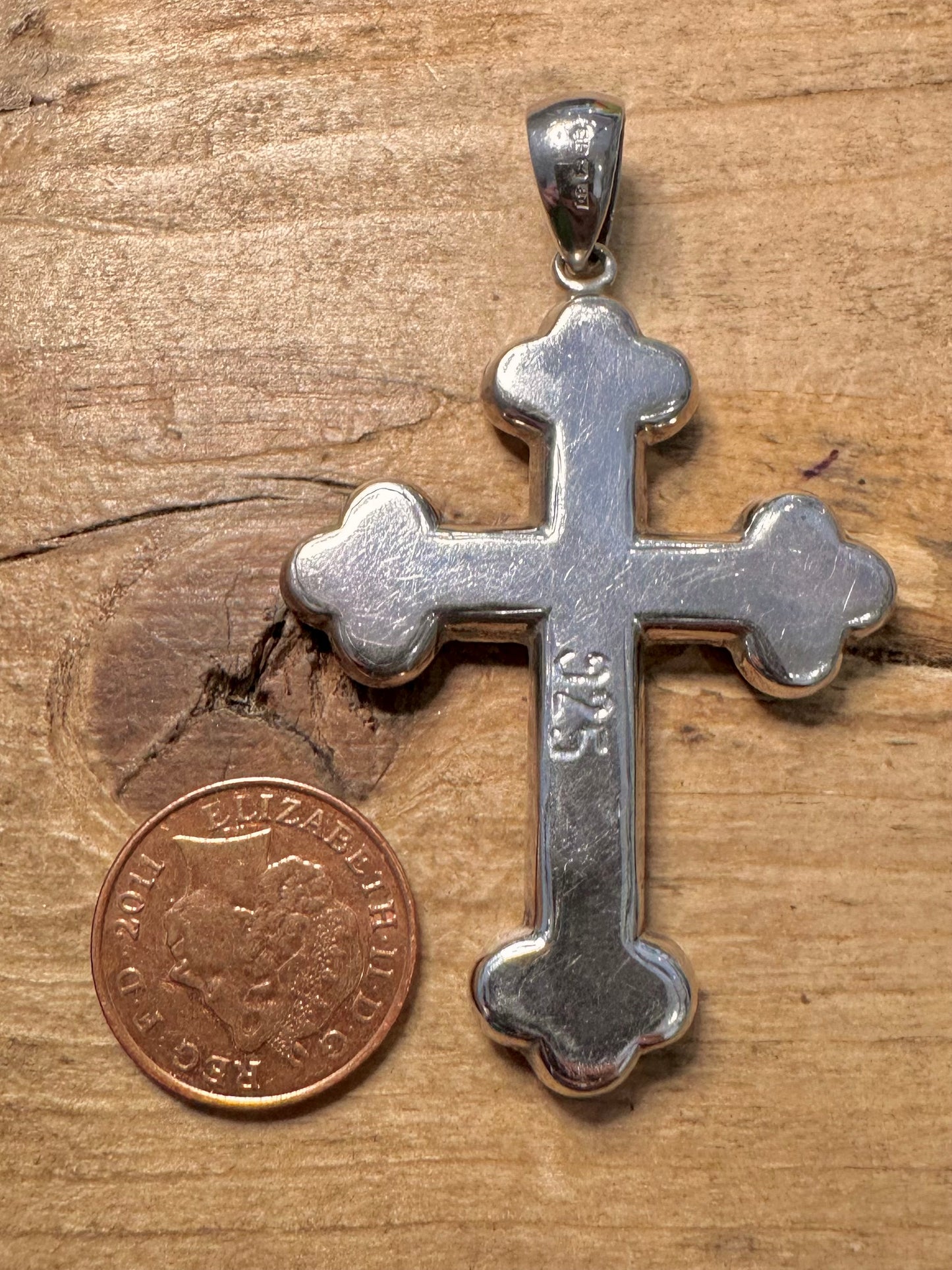 Vintage 1994 Cross 925 Silver Pendant