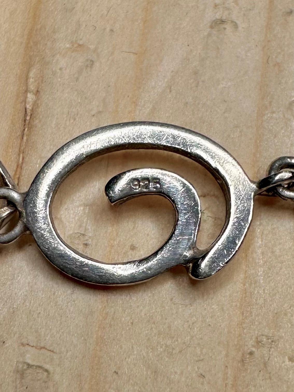 Triple Spiral 925 Sterling Silver Pendant
