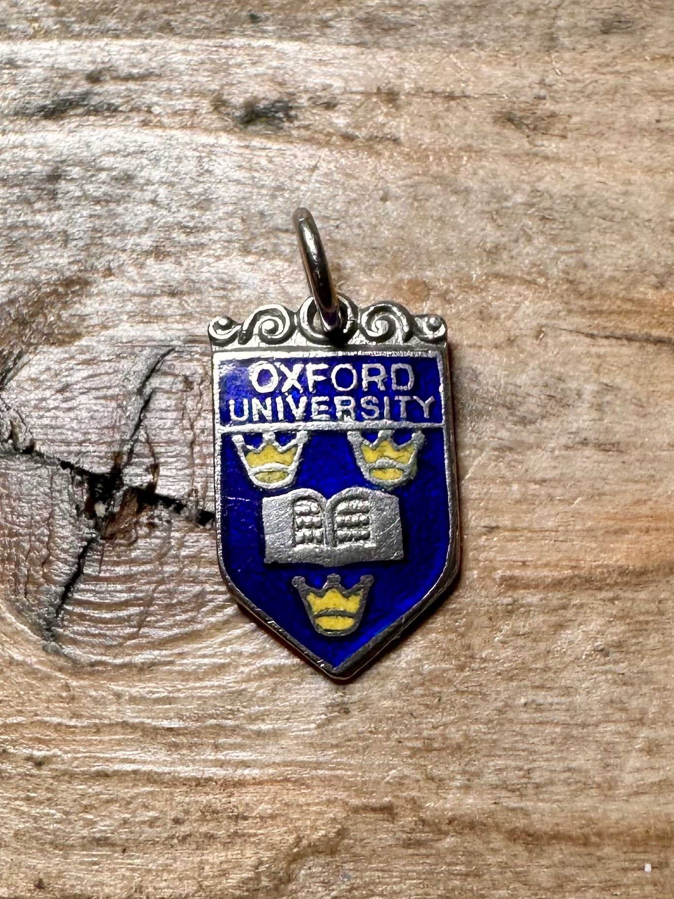Vintage Oxford University 925 Silver Charm Pendant