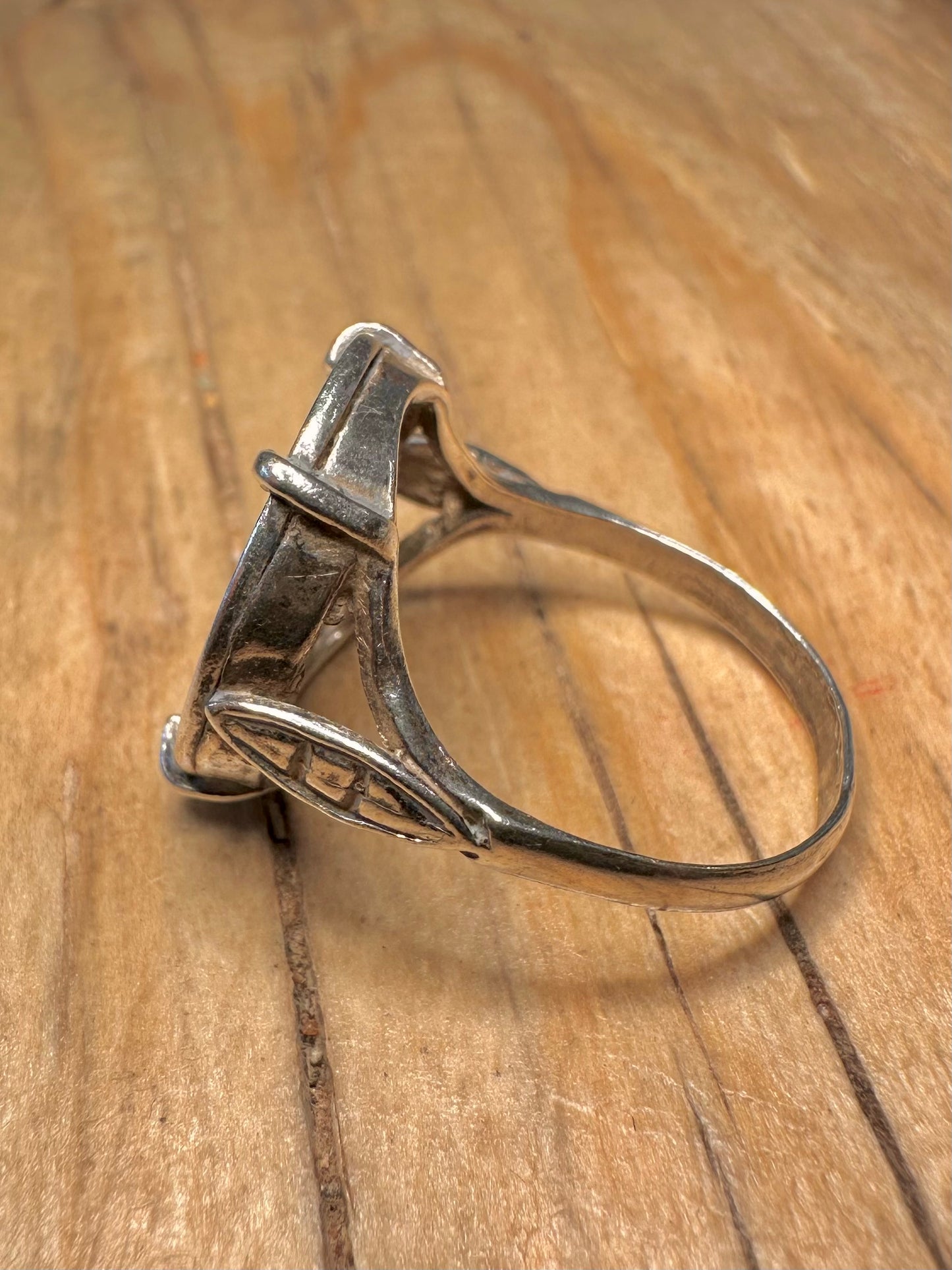 Vintage 1917 Coin 925 Sterling Silver Size O Ring