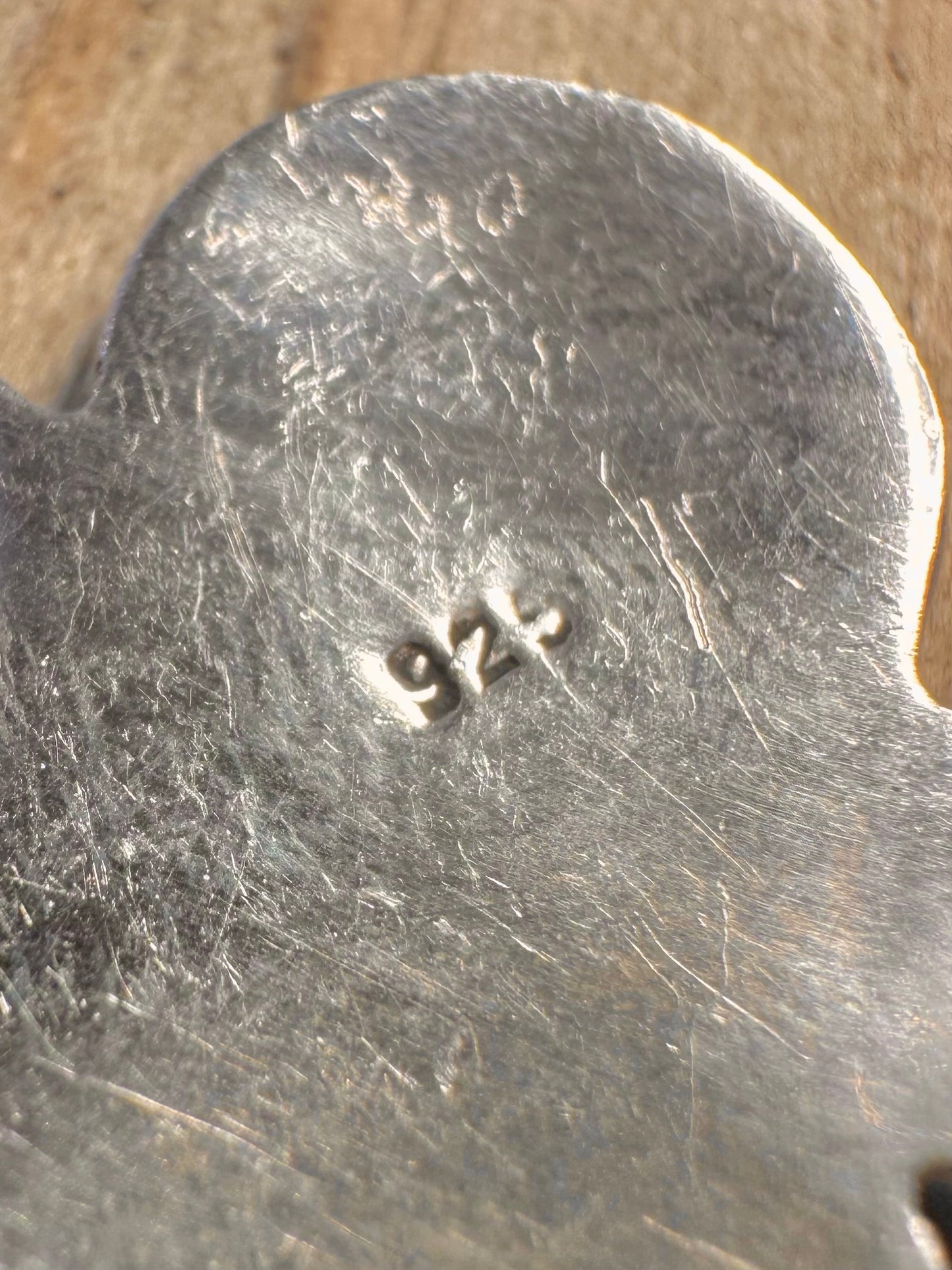 Vintage Tribal Ornate 925 Sterling Silver Earrings