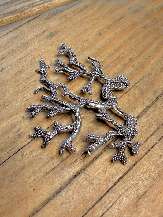 Coral Branch Design 800 Silver Pendant