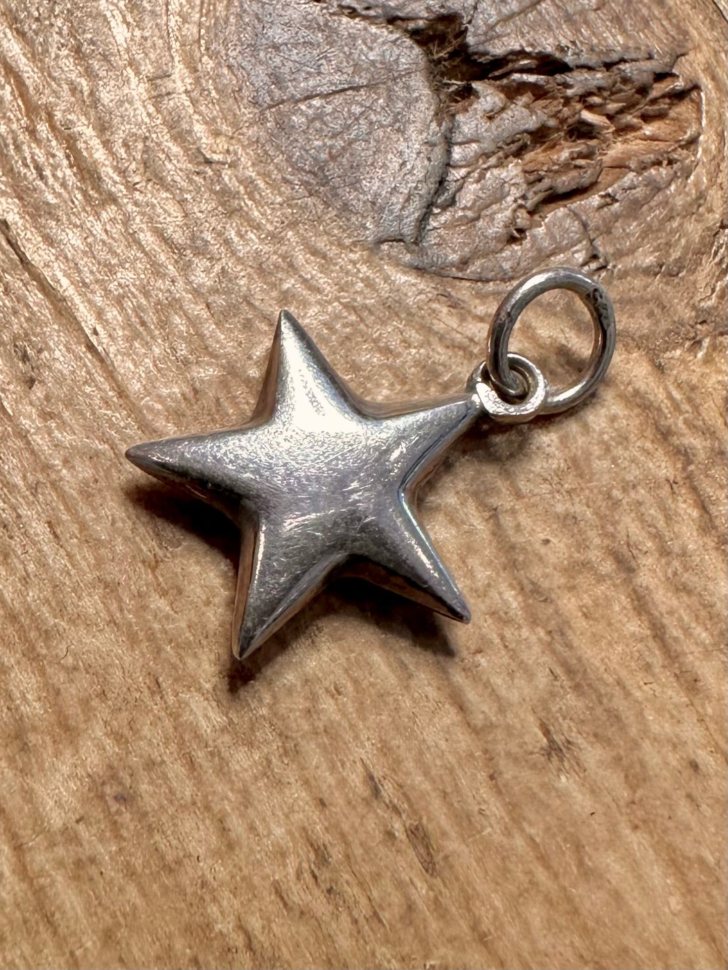 Vintage Star 925 Silver Pendant