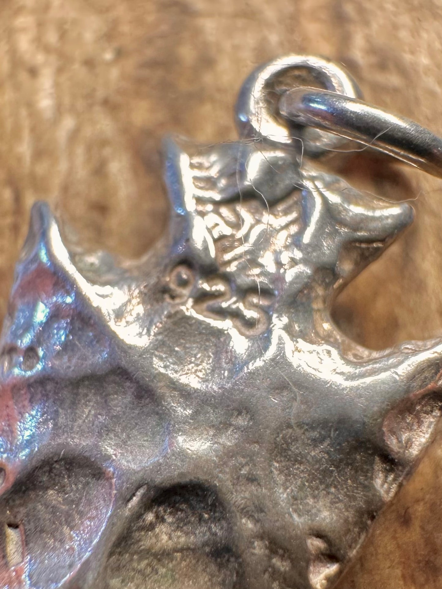 Hammered Arrowhead 925 Sterling Silver Pendant