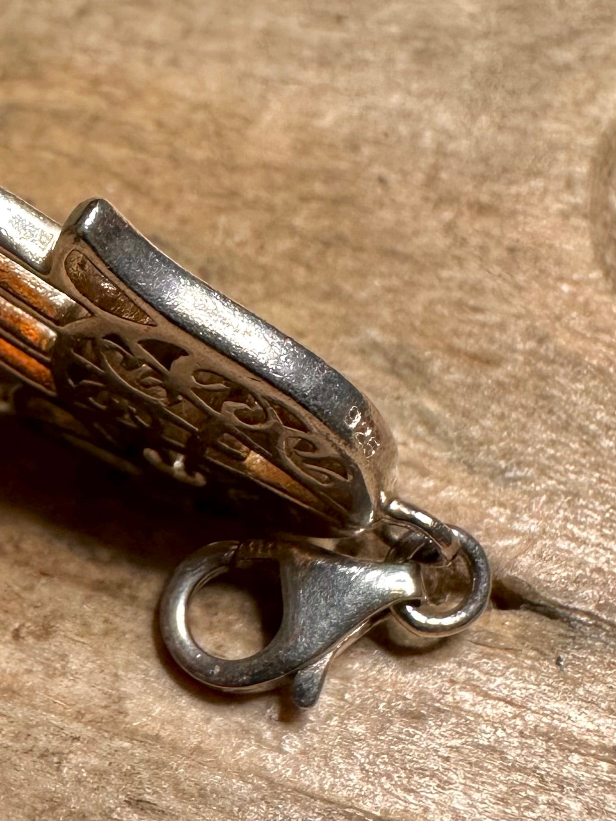 Vintage Hand of Fatima 925 Silver Pendant