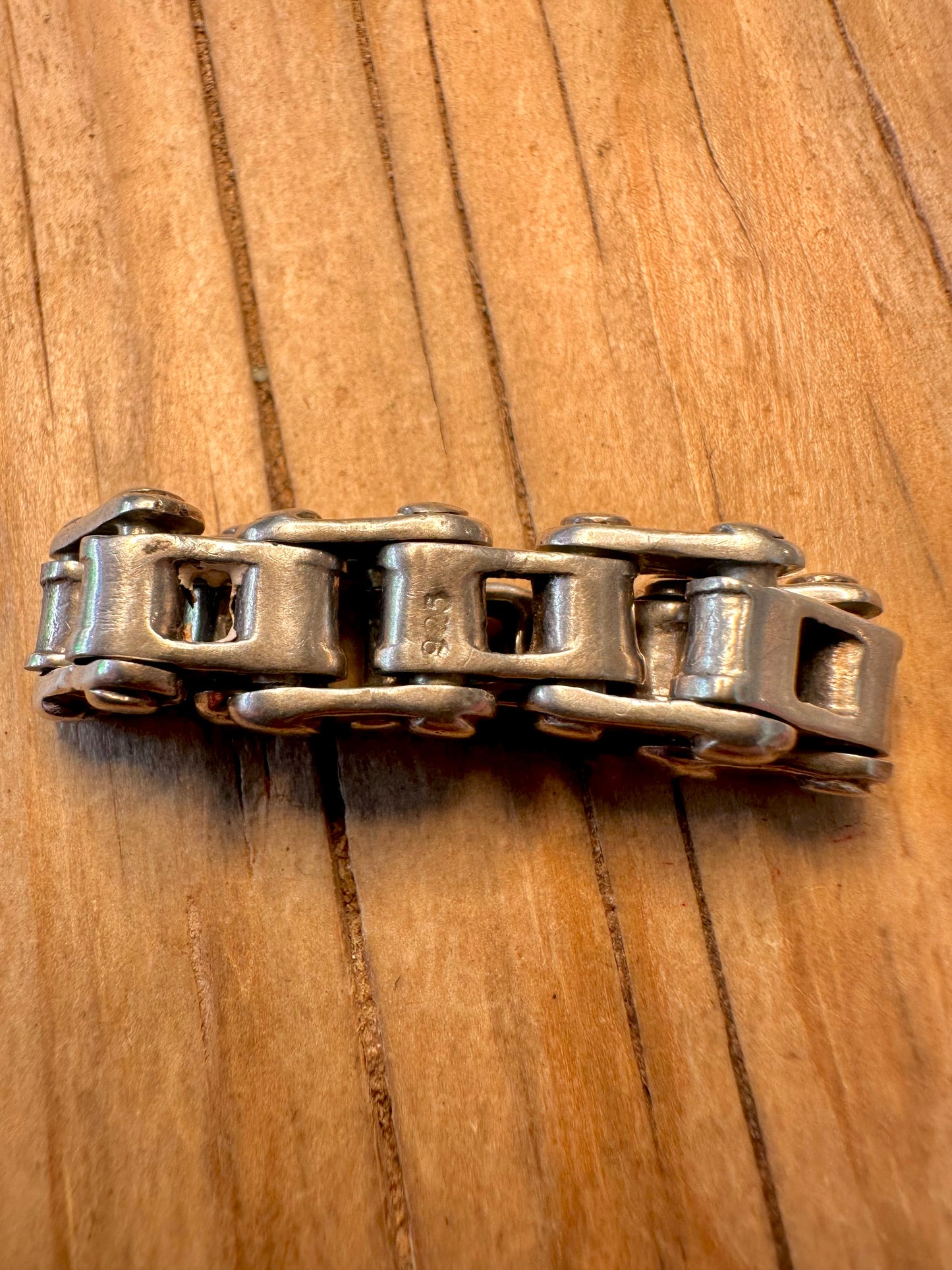 Vintage Cable Chain 925 Sterling Silver Size Y1/2 Ring